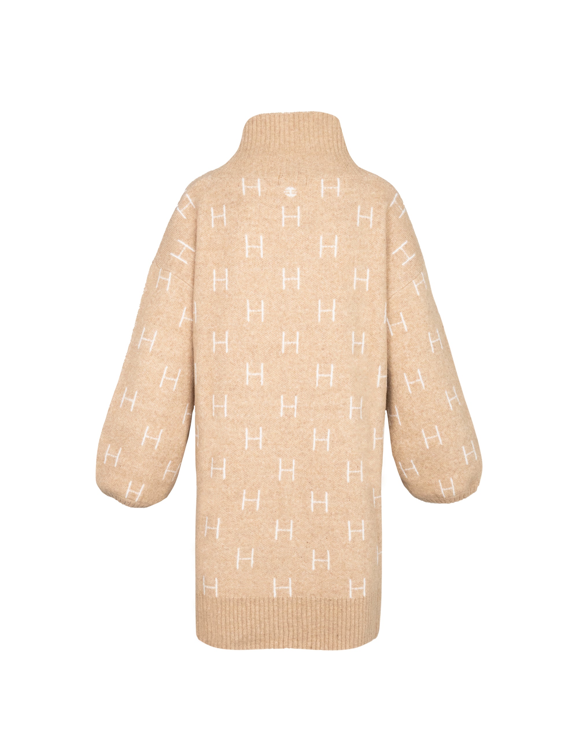 FAM Sweater Long in Light Beige Pull Hést