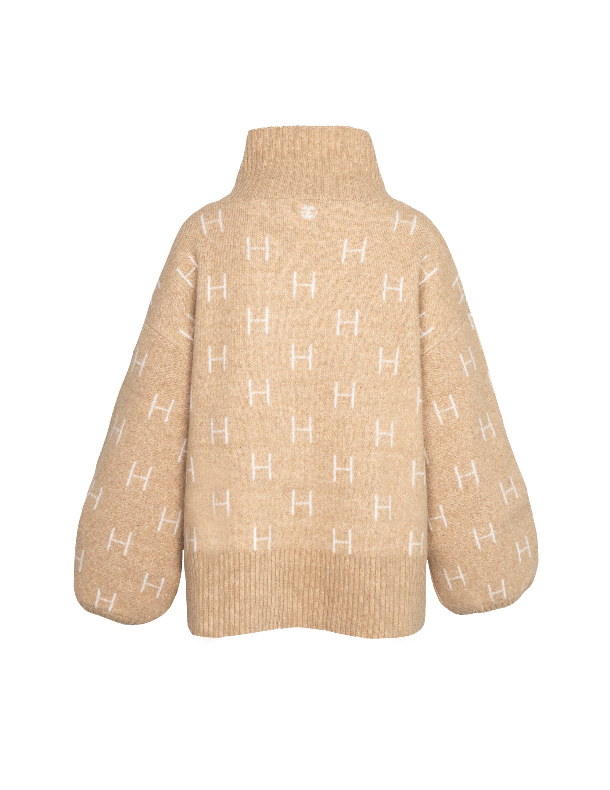 FAM Sweater Short in Light Beige Pull Hést