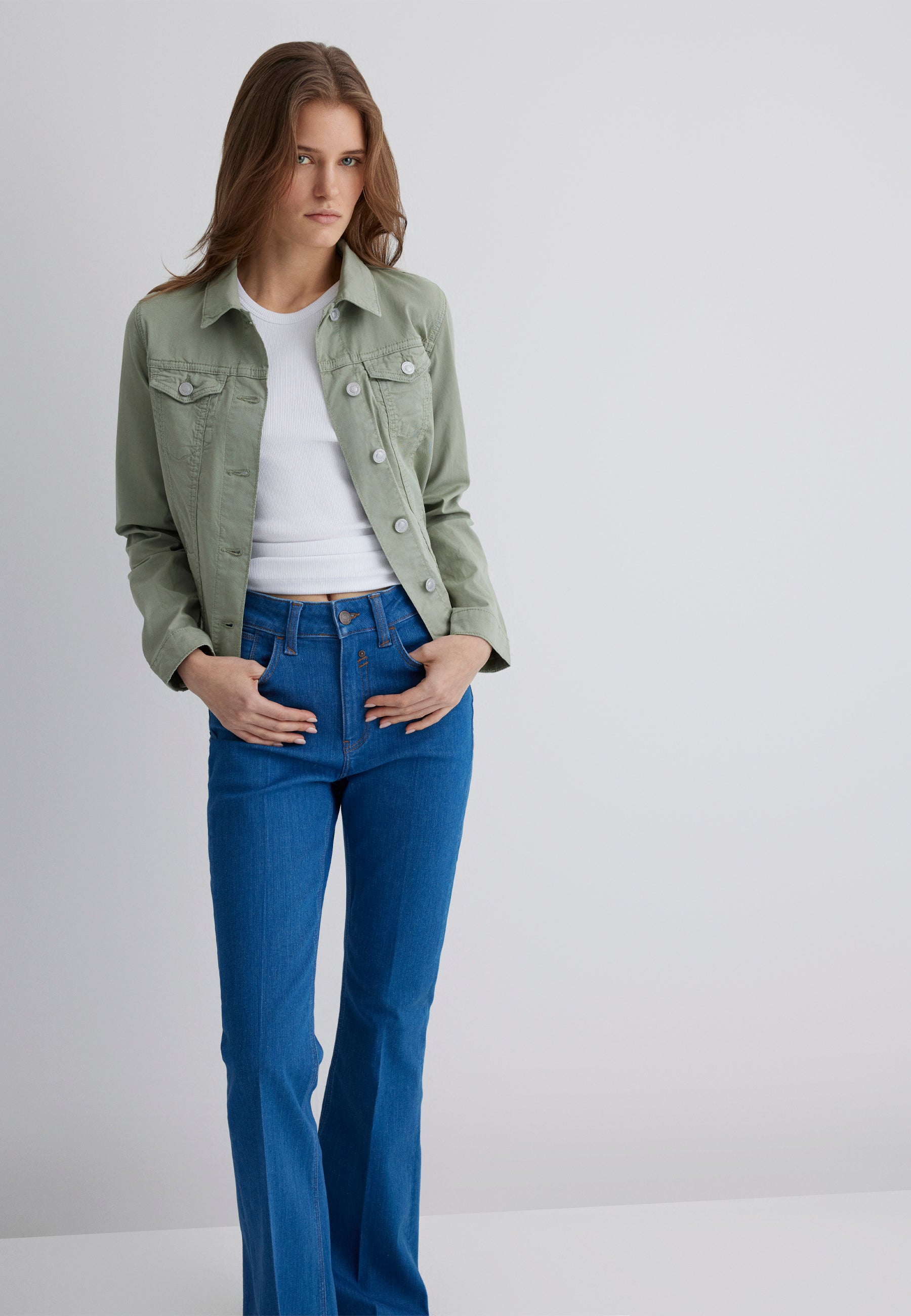 Daisy in Lily Pad Vestes en sergé Mavi