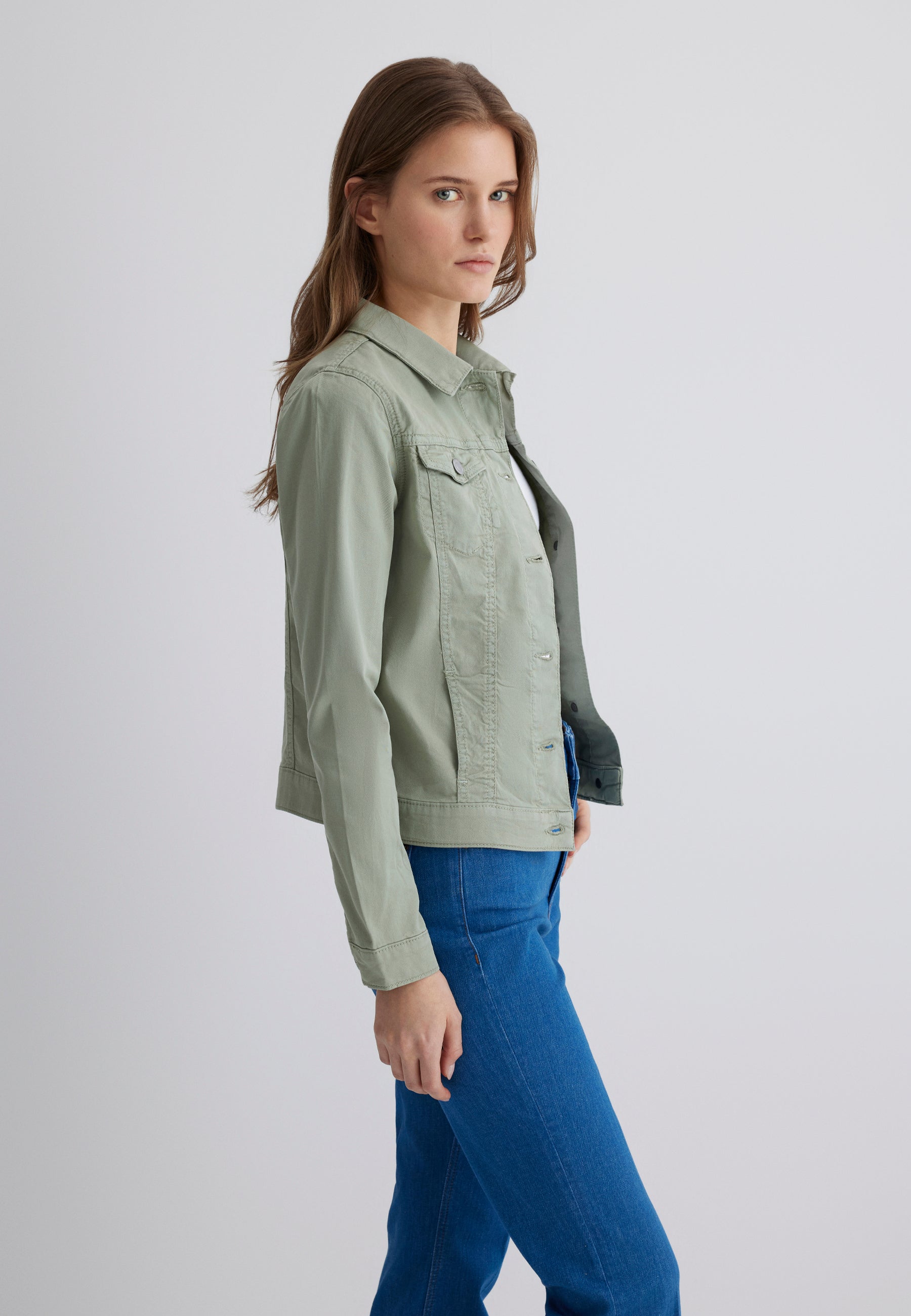 Daisy in Lily Pad Vestes en sergé Mavi