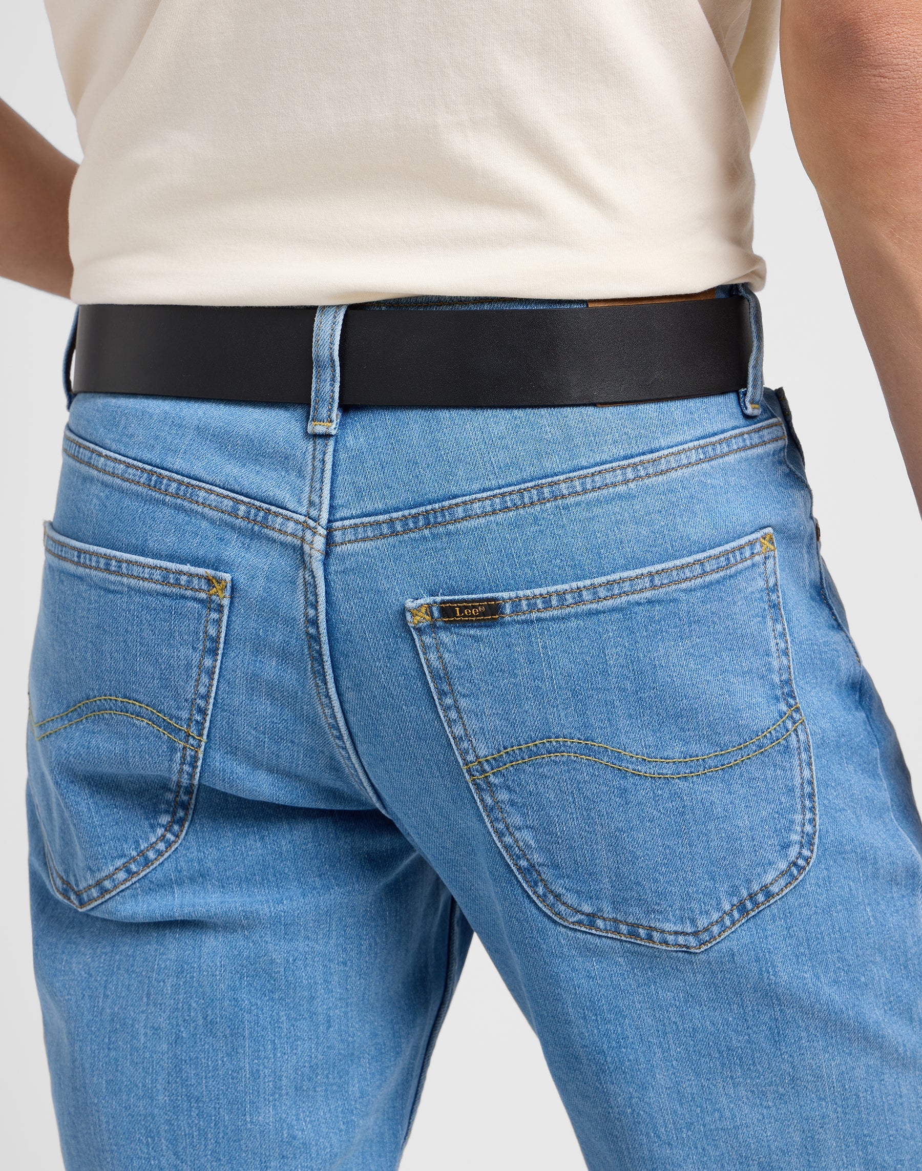 Ceinture Small Logo en noir Ceinture Lee