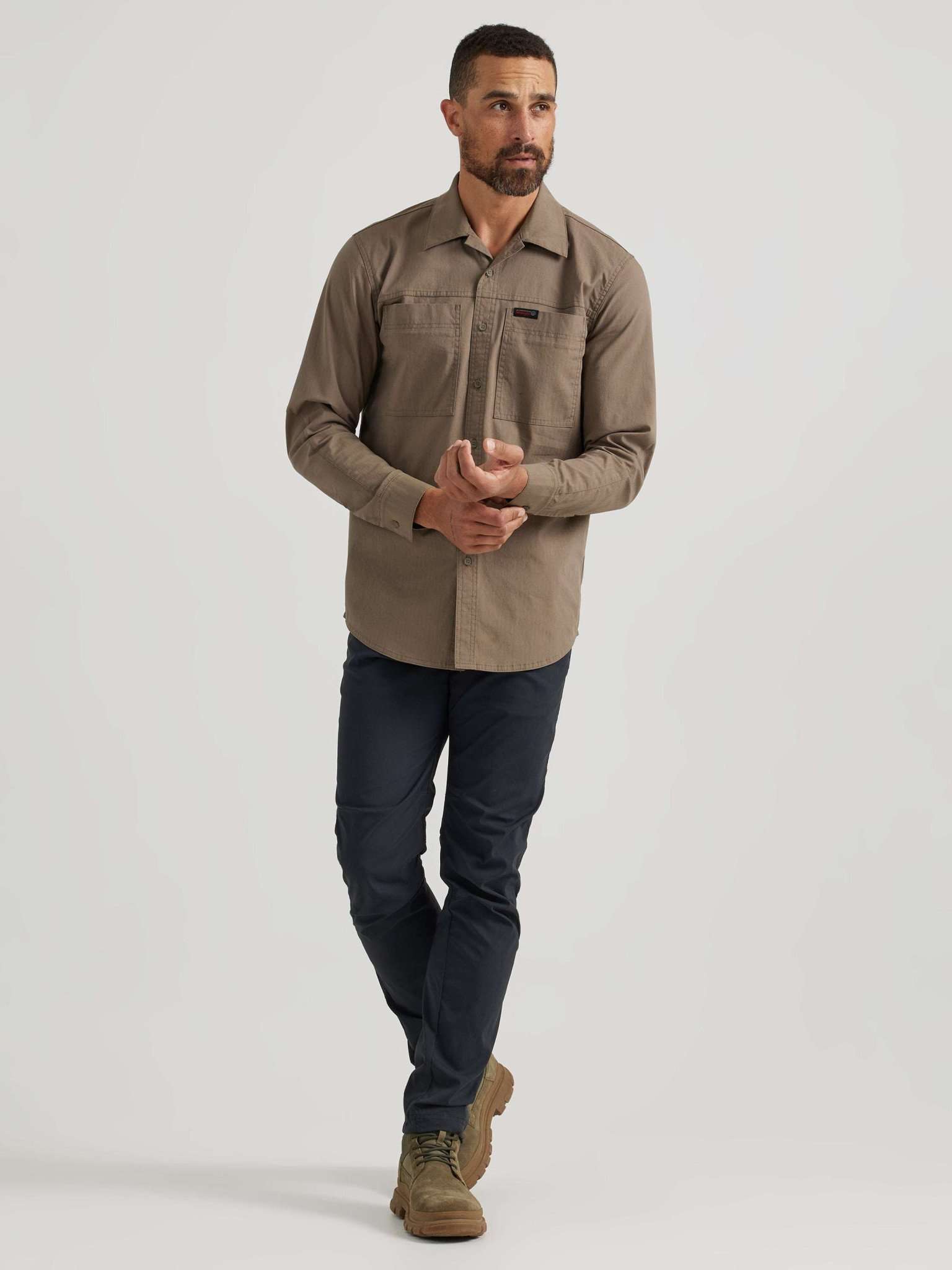 LS Rugged Utility Shirt in Bungee Cord Chemises Wrangler