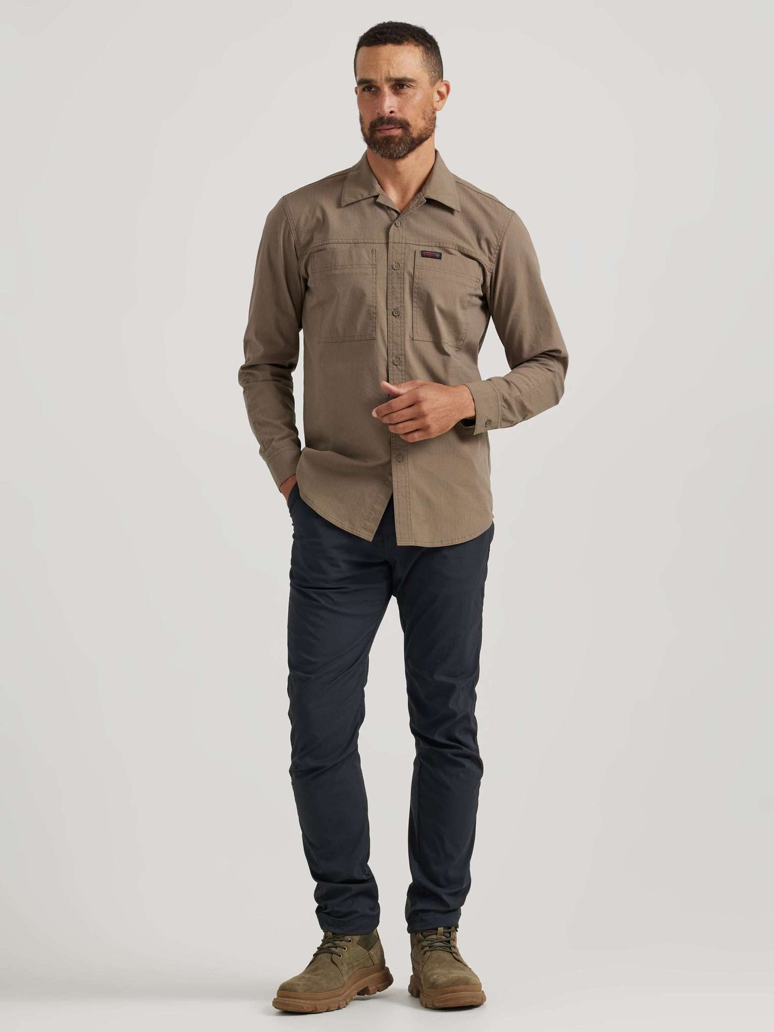 LS Rugged Utility Shirt in Bungee Cord Chemises Wrangler