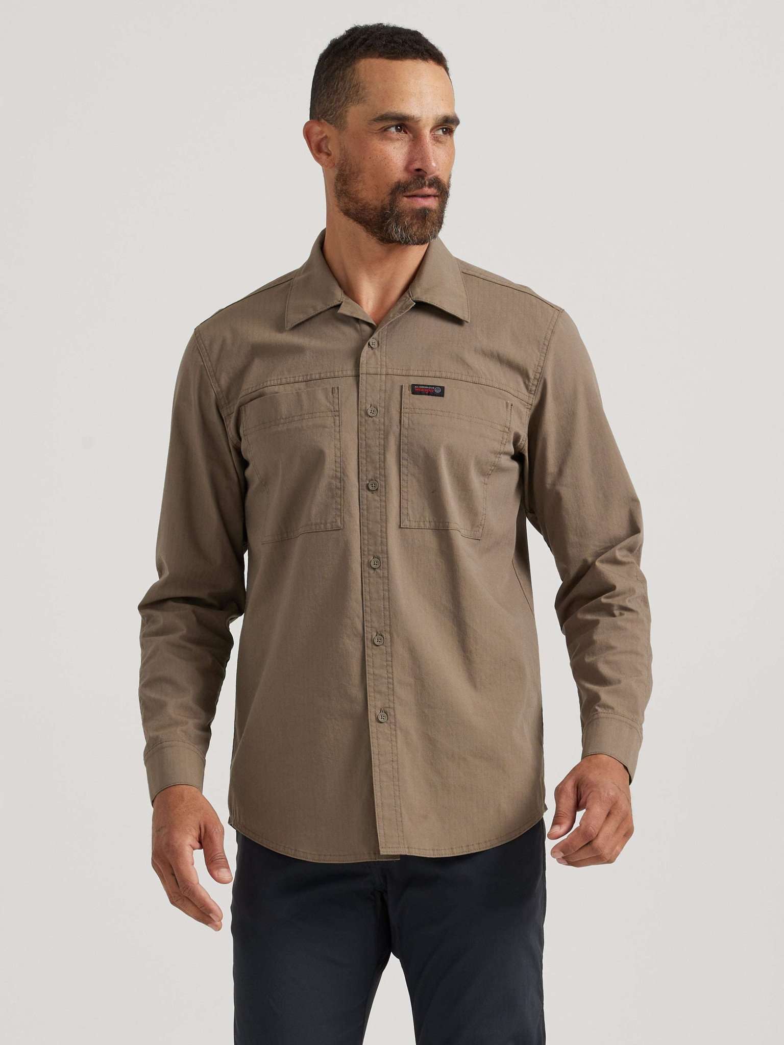 LS Rugged Utility Shirt in Bungee Cord Chemises Wrangler