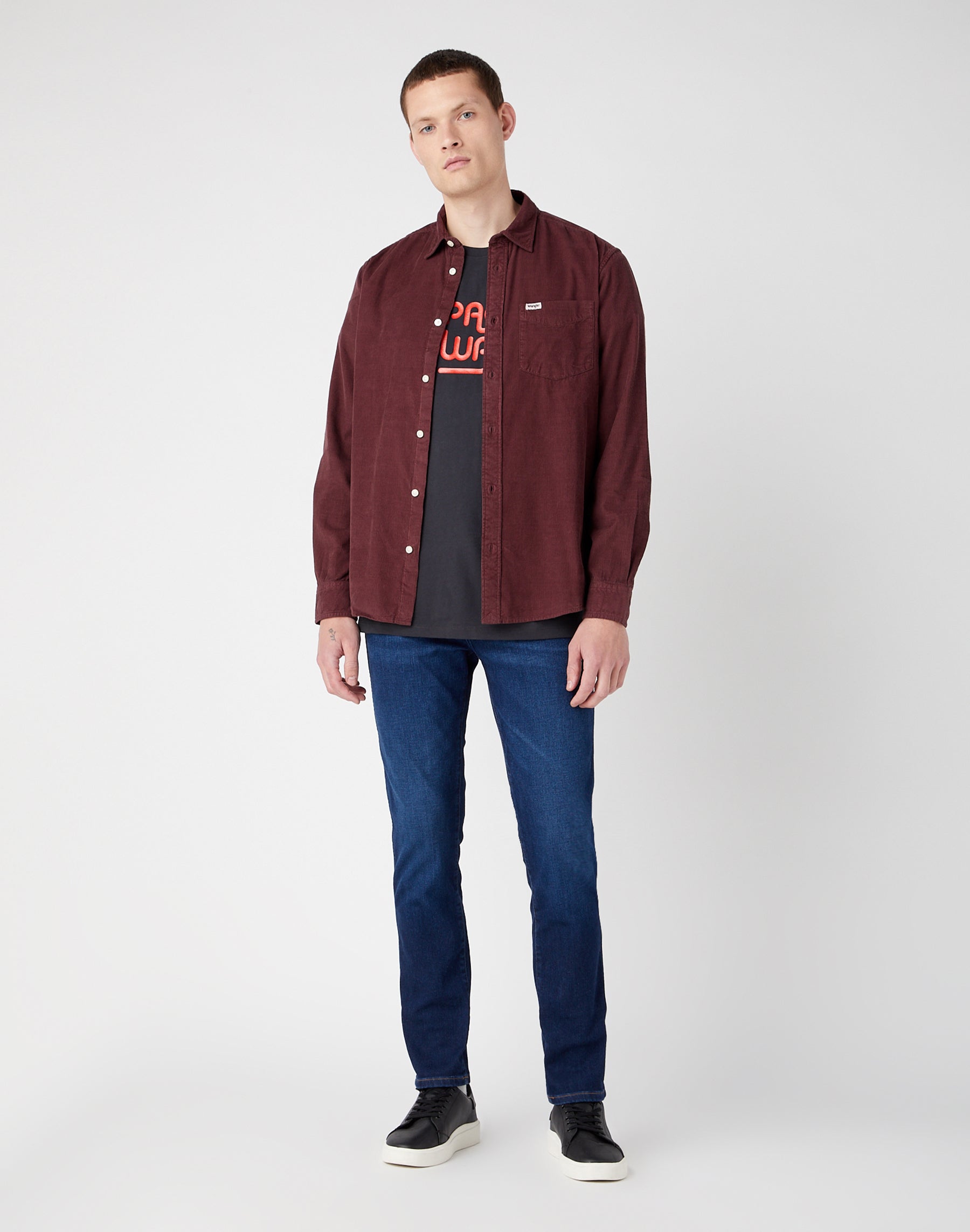 One Pocket Shirt in Dahlia Chemises Wrangler