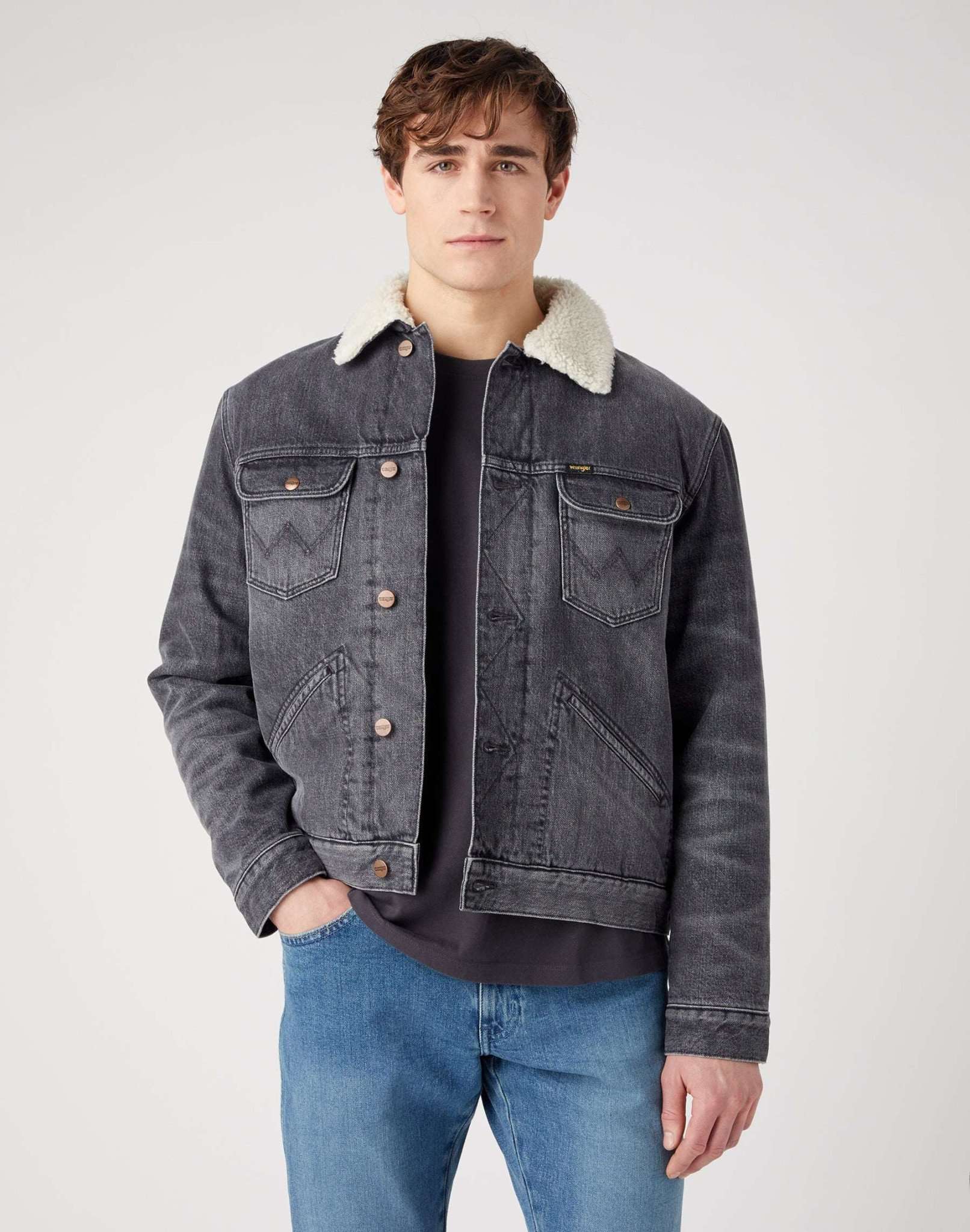 124MJ Sherpa en Trouble Maker Vestes Wrangler