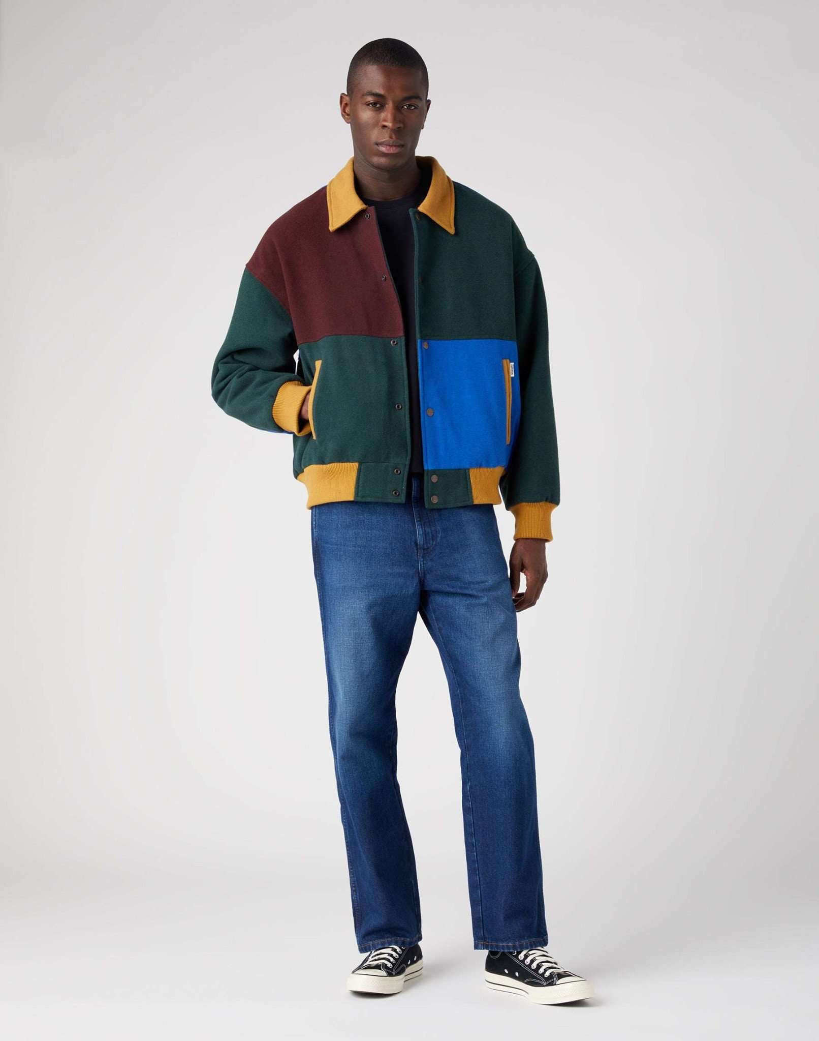 Bomber Jacket in Darkest Spruce Vestes Wrangler