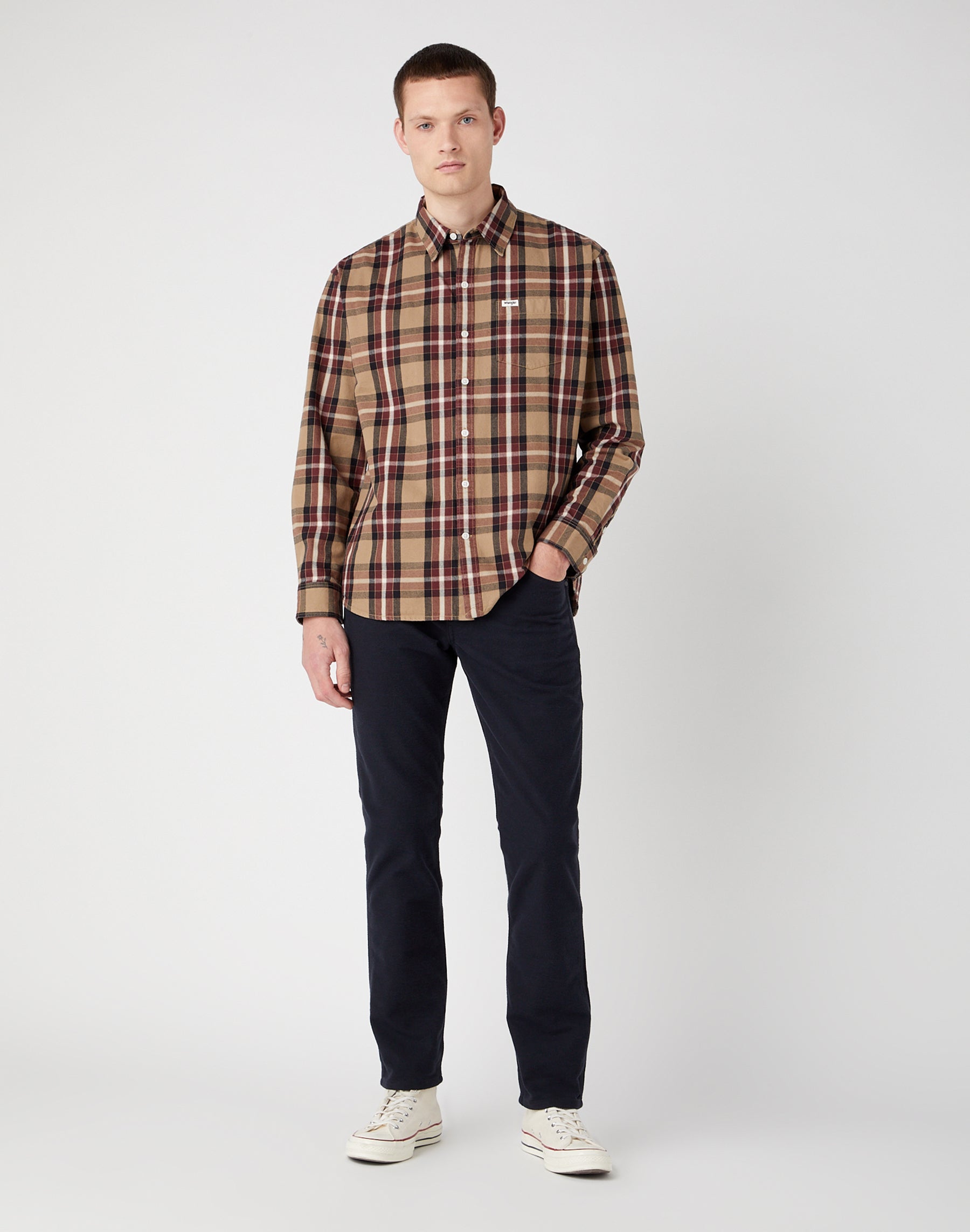 Greensboro Low Stretch in Black Pantalon Wrangler
