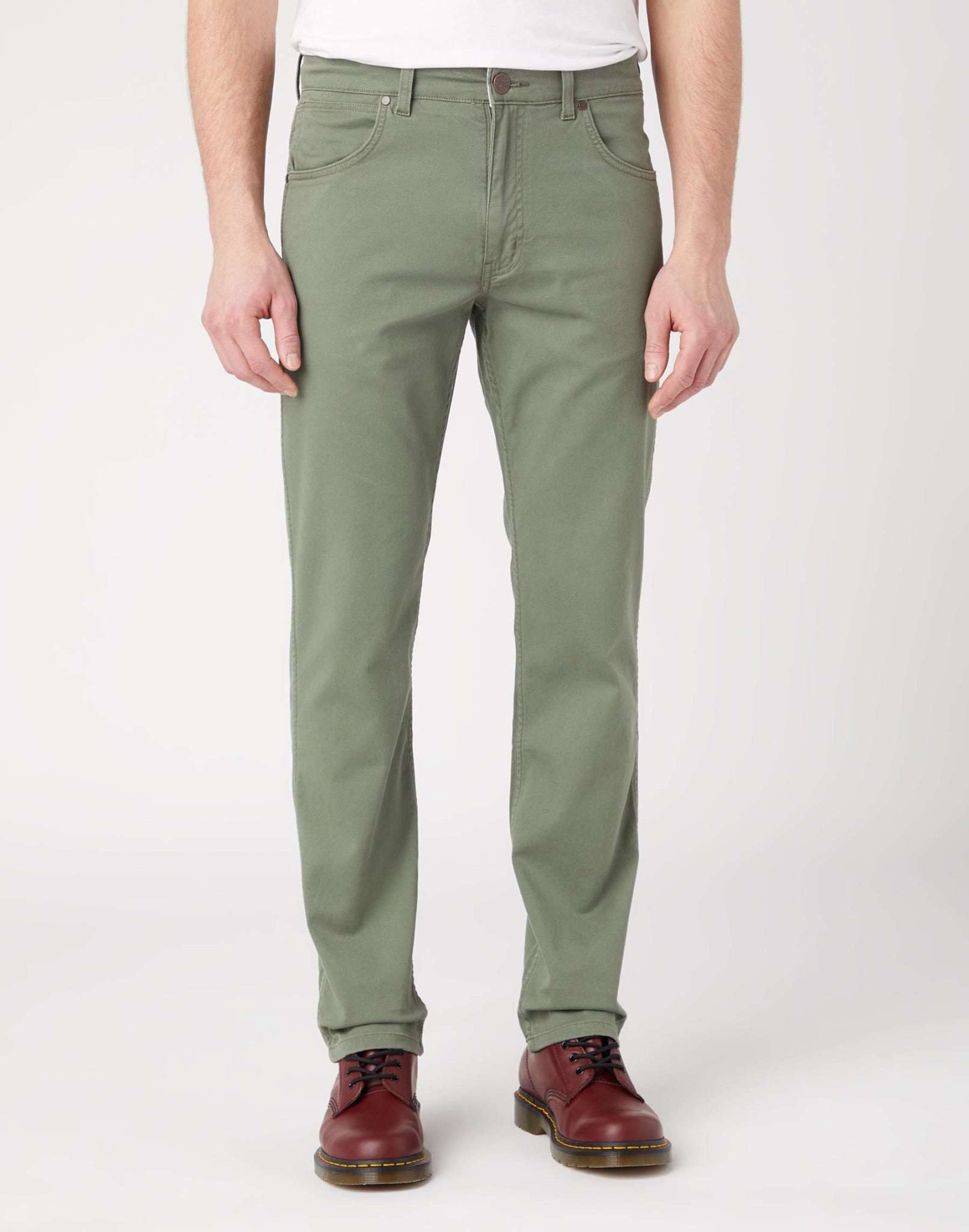 Greensboro in Dusty Olive Pantalon Wrangler