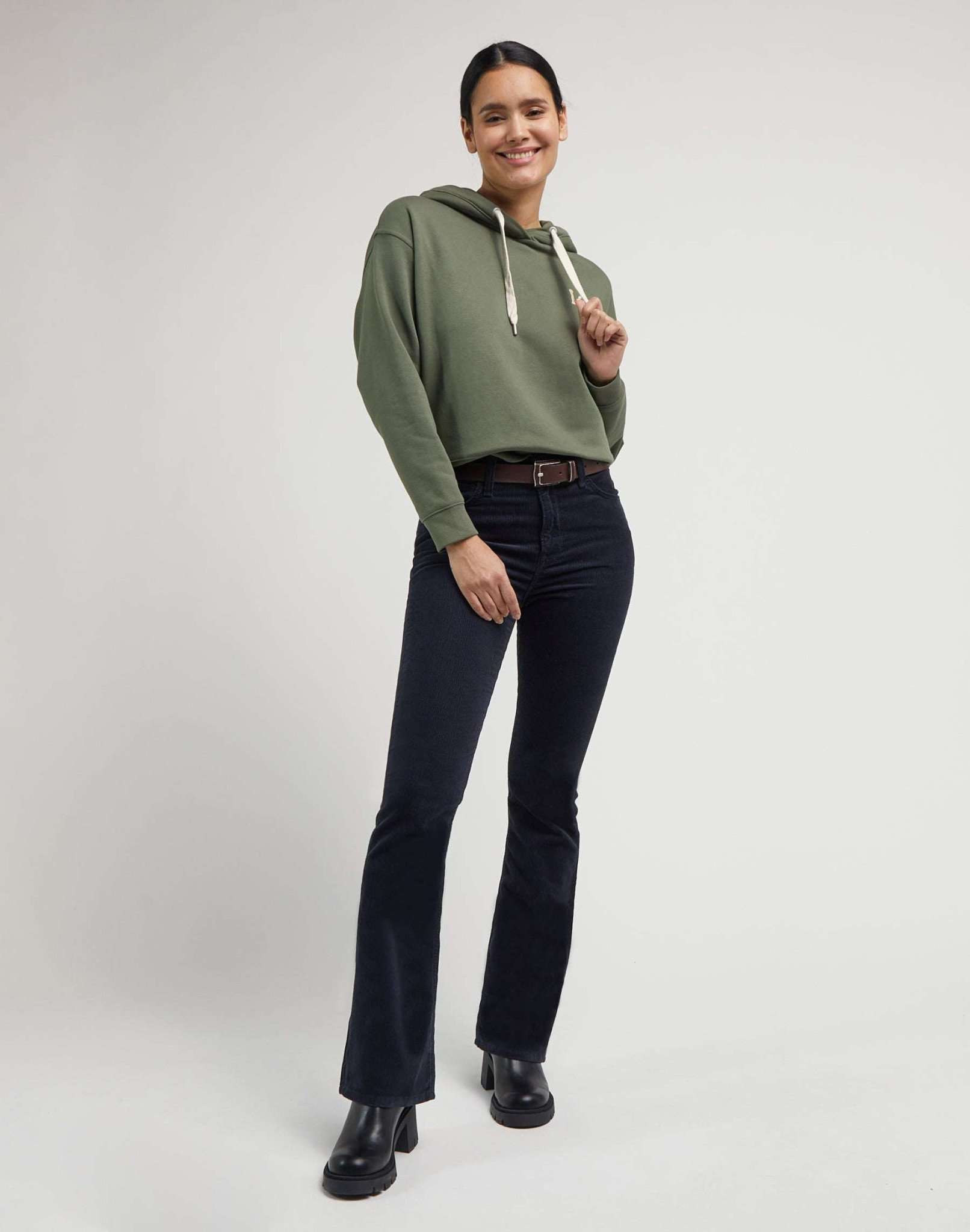 Breese Boot in Black Pantalon Lee