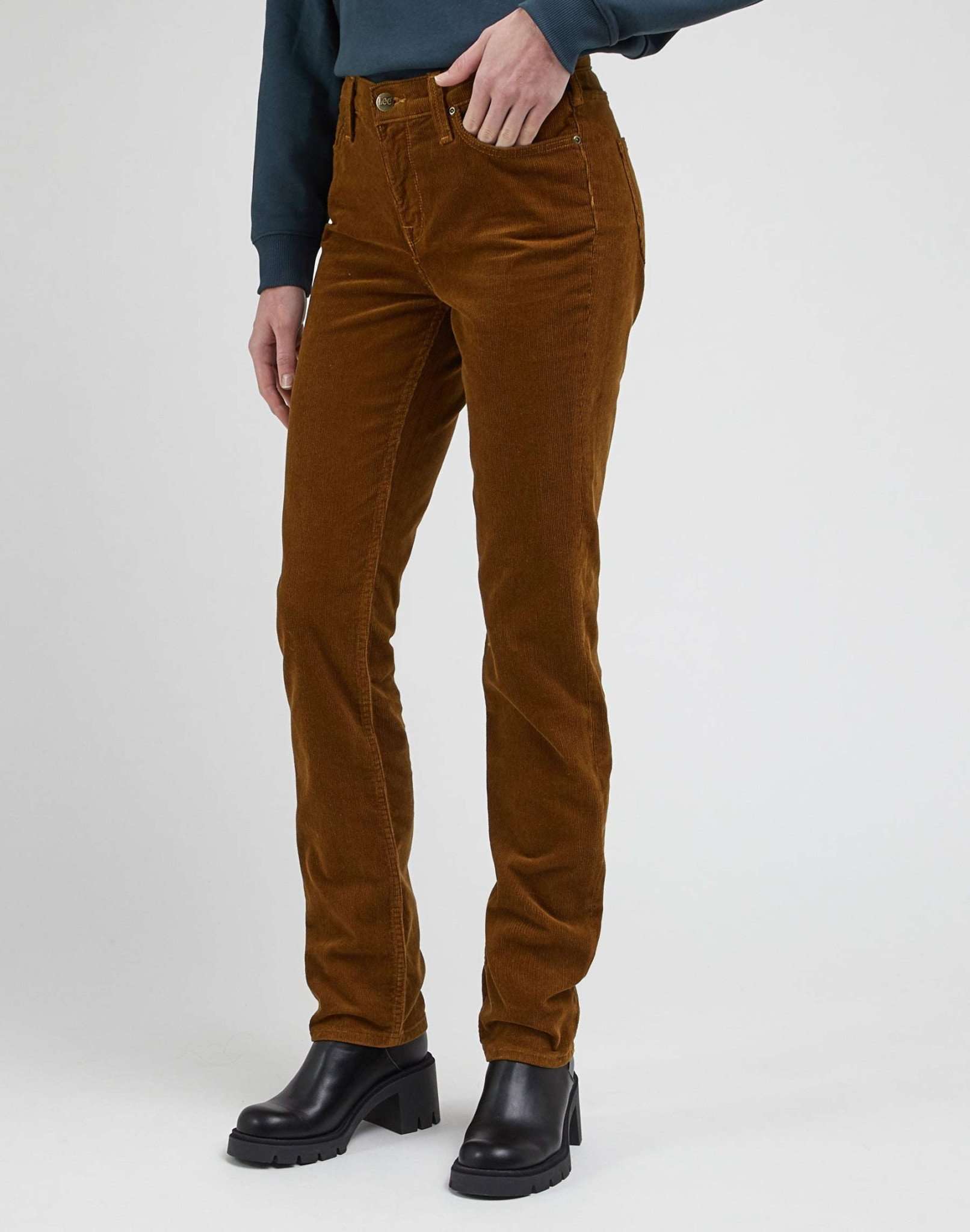 Marion Straight en pantalon tumbleweed Lee
