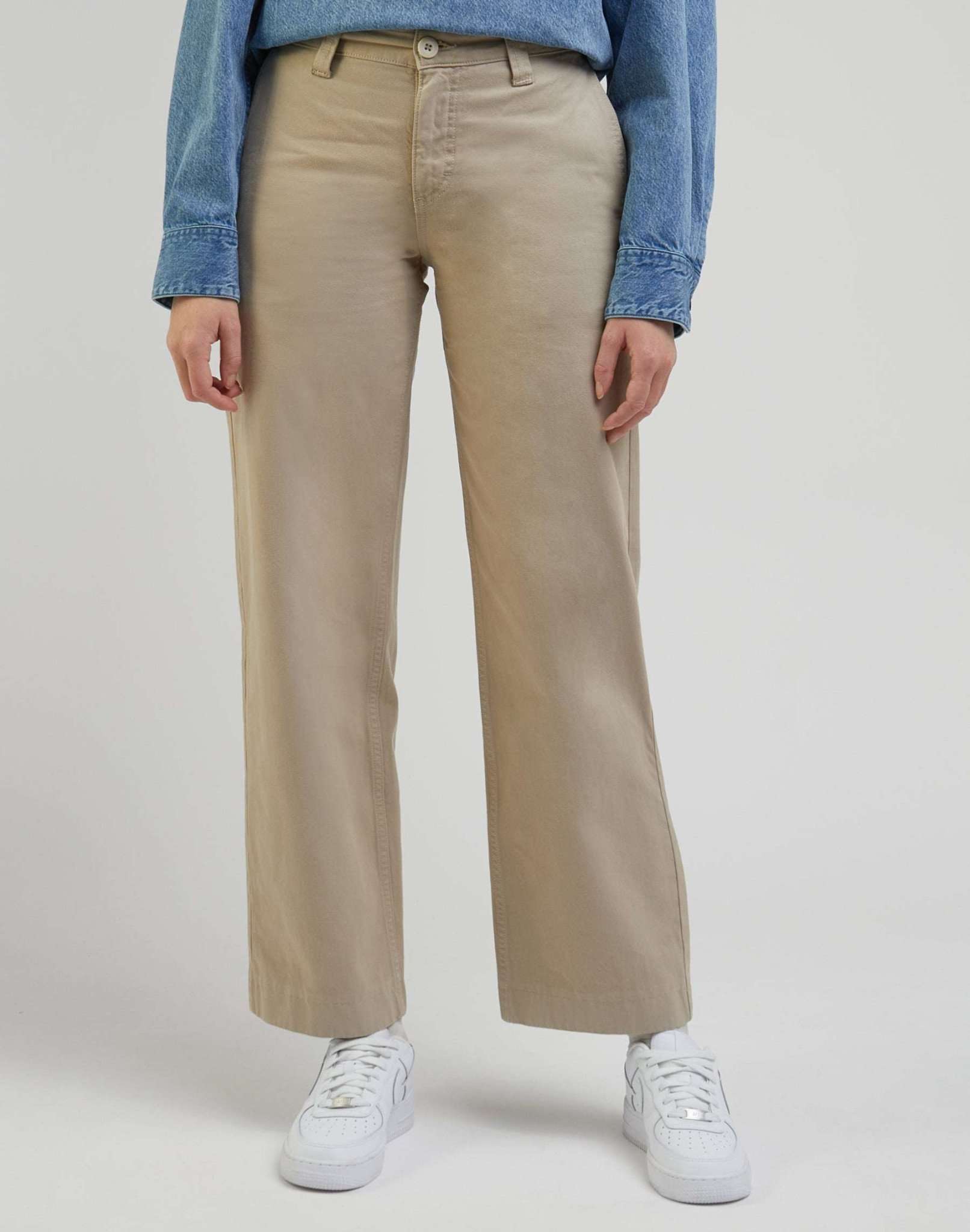 Chino droit en pantalon Salina Stone Lee