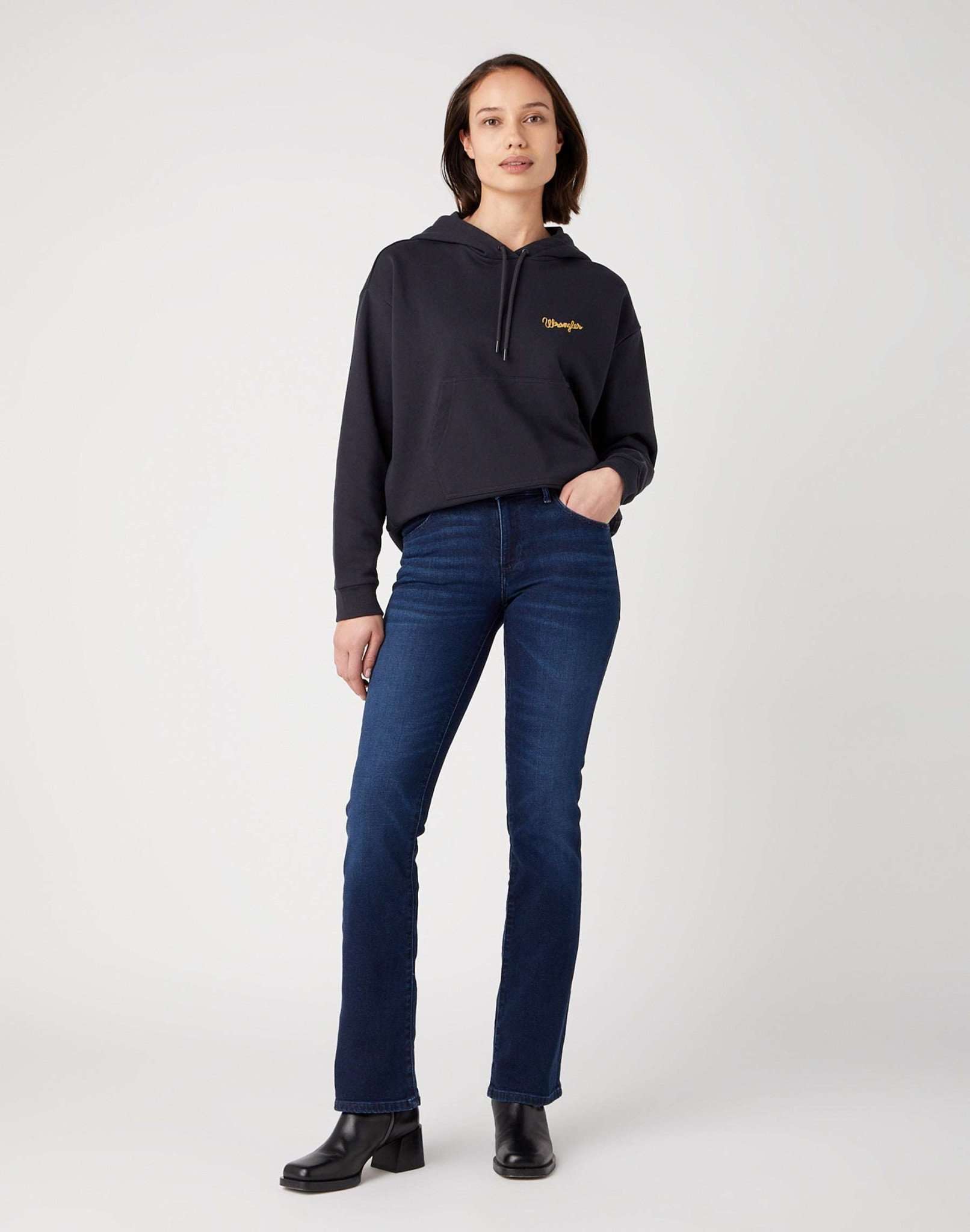 Bootcut en jeans Nightshade Wrangler