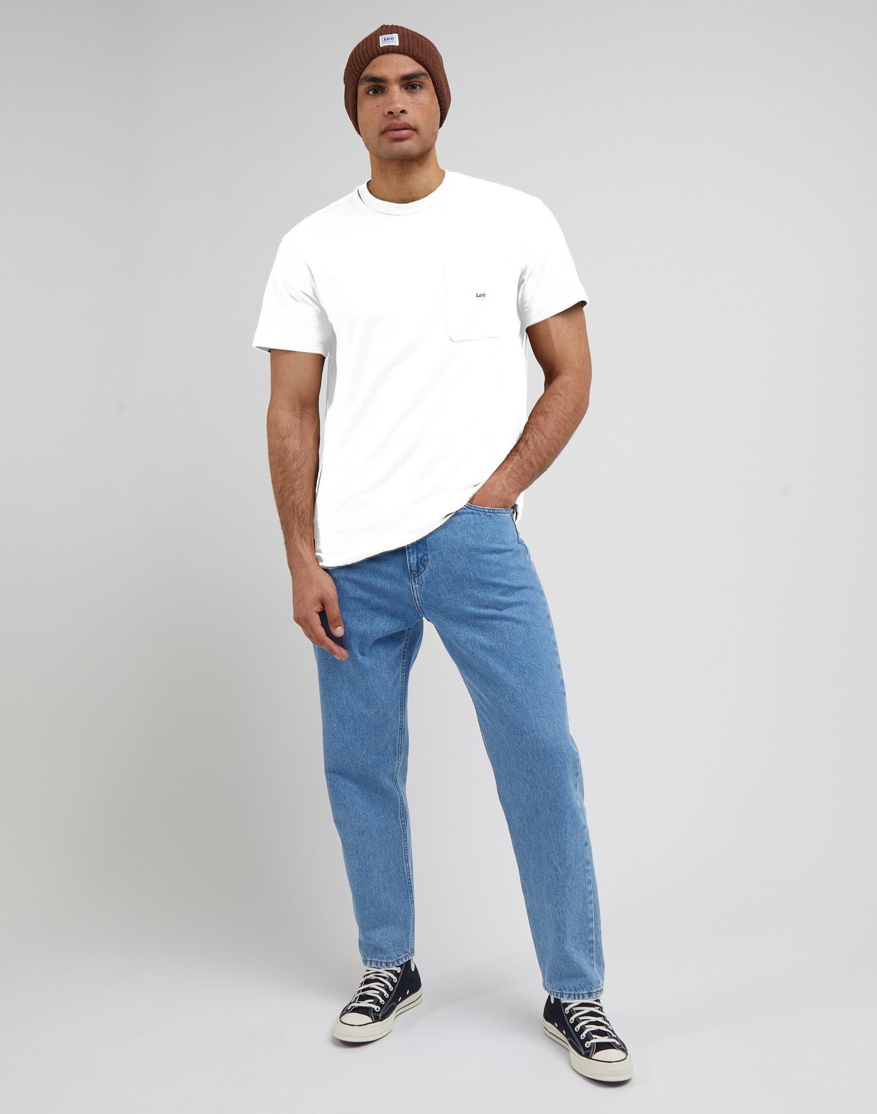 WW Pocket Tee en écru T-shirts Lee