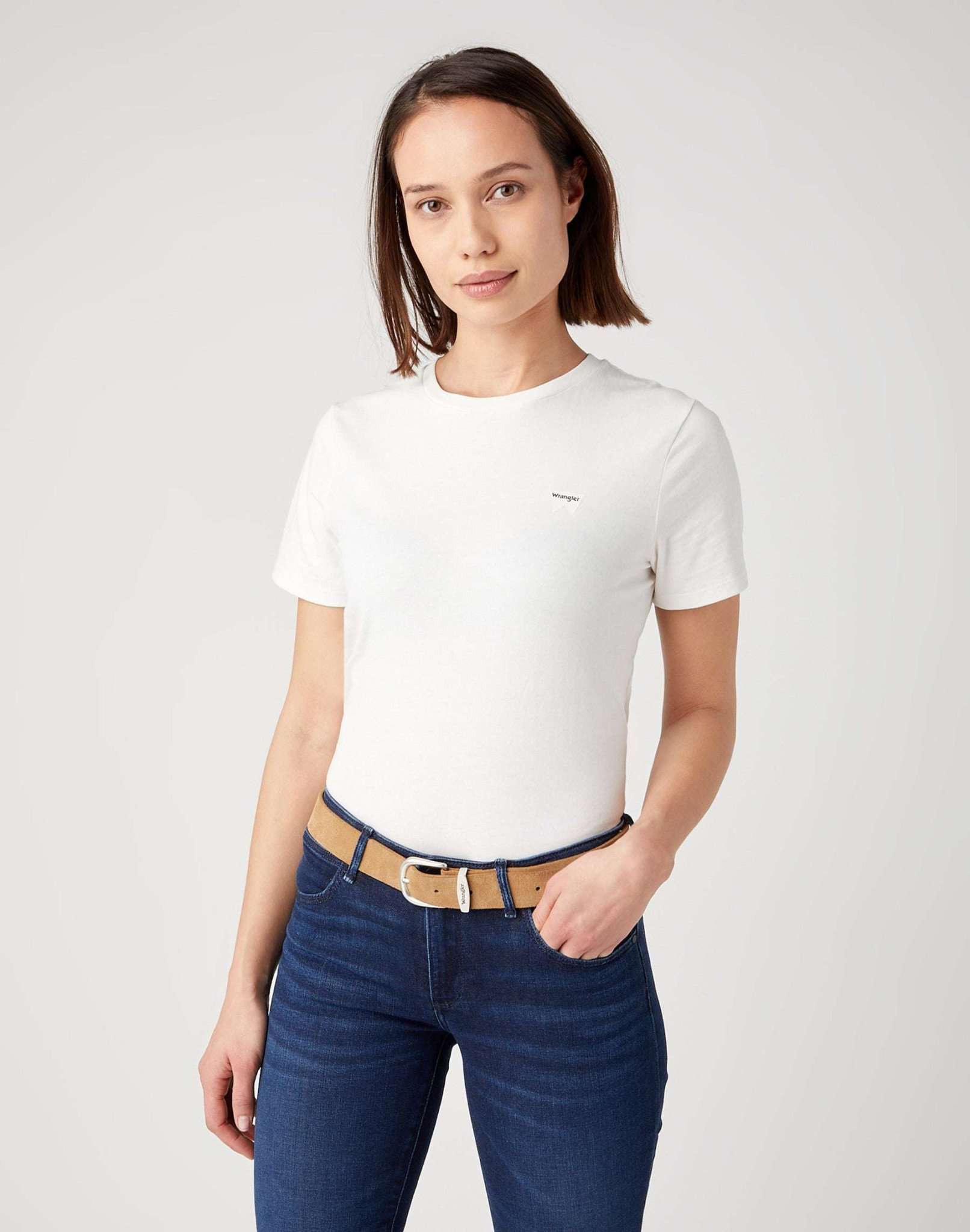 Easy Belt in Brown Suede Ceinture Wrangler
