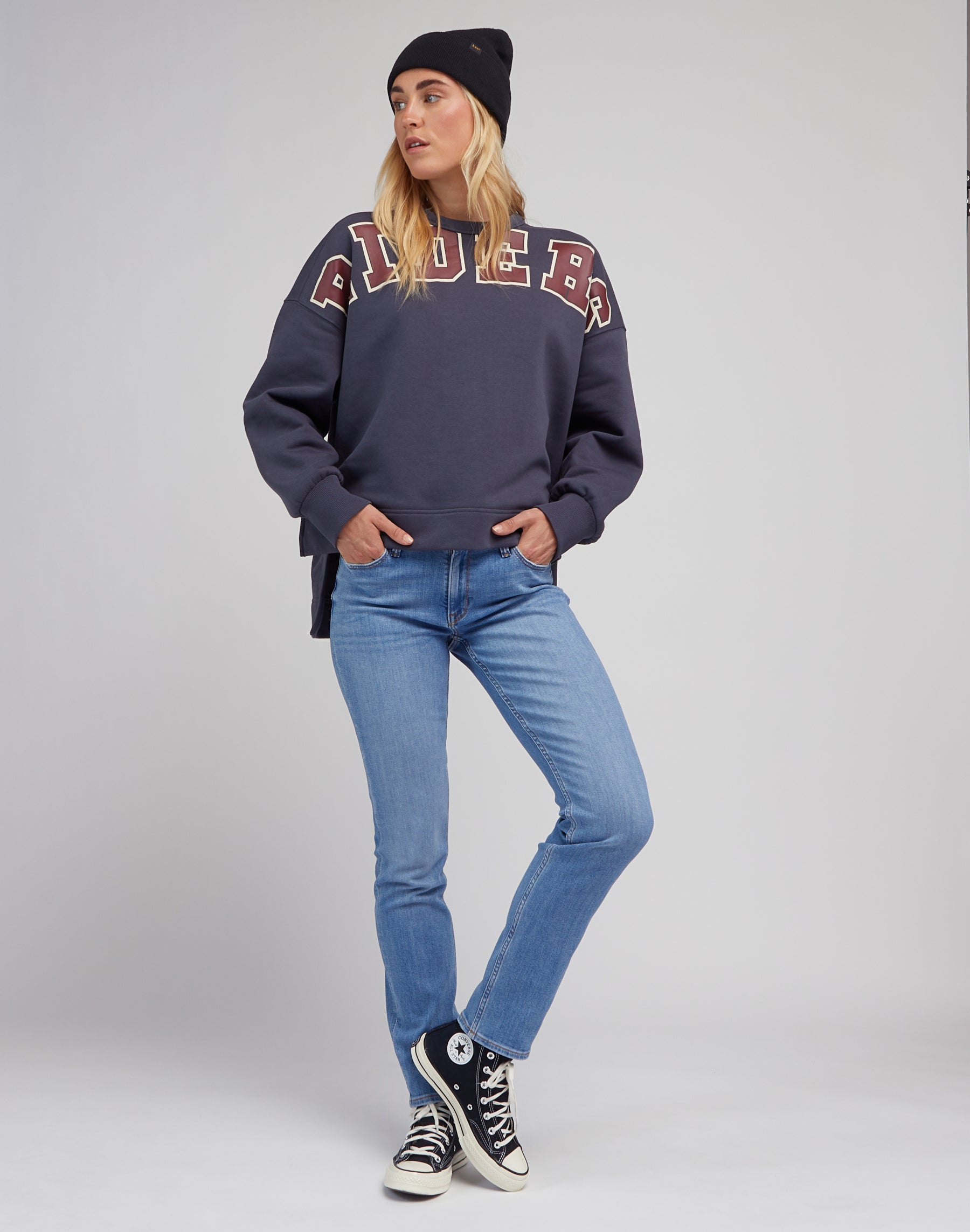 Elly en jeans Mid Conversation Lee