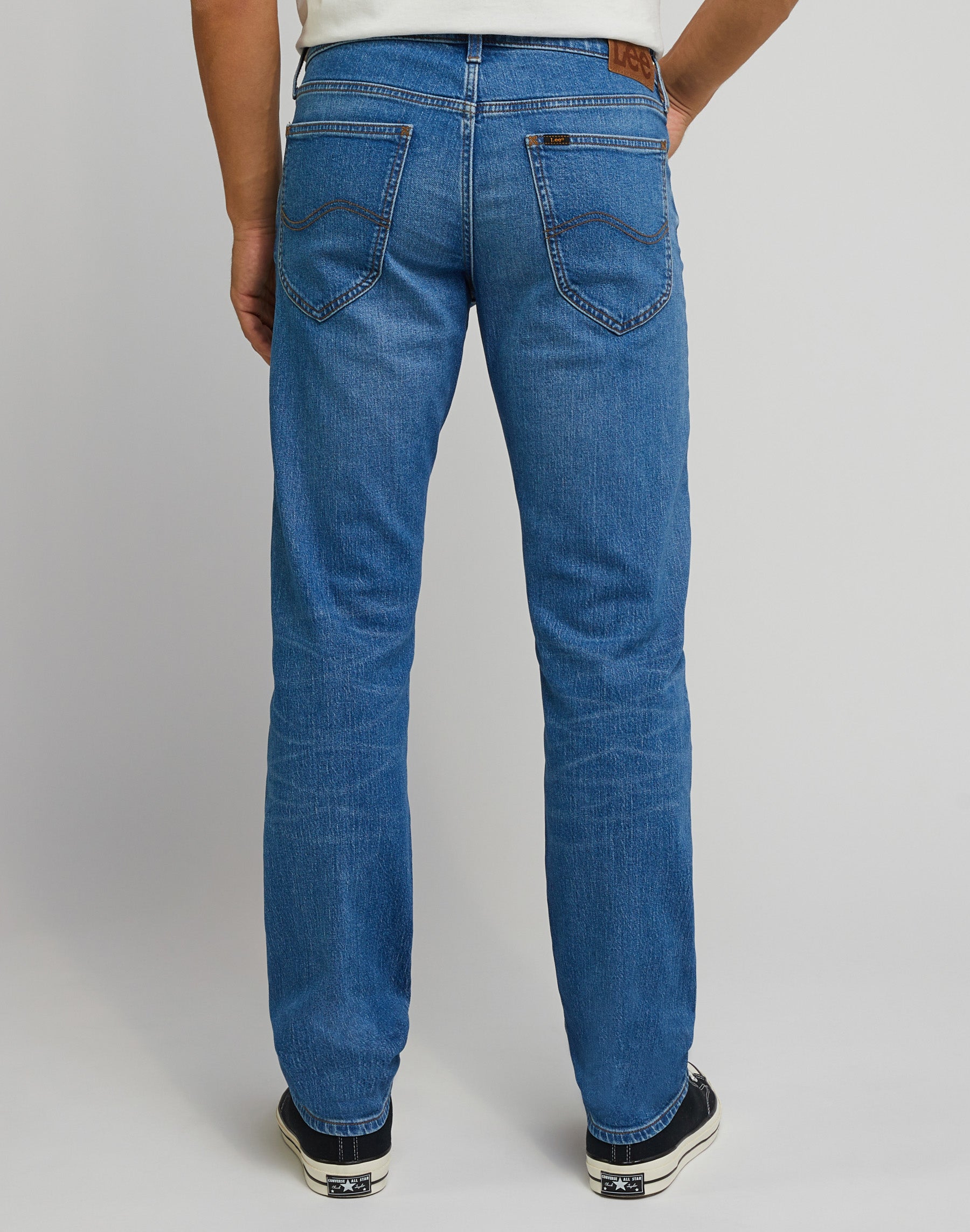 Daren Zip Fly en jeans vintage indigo Lee