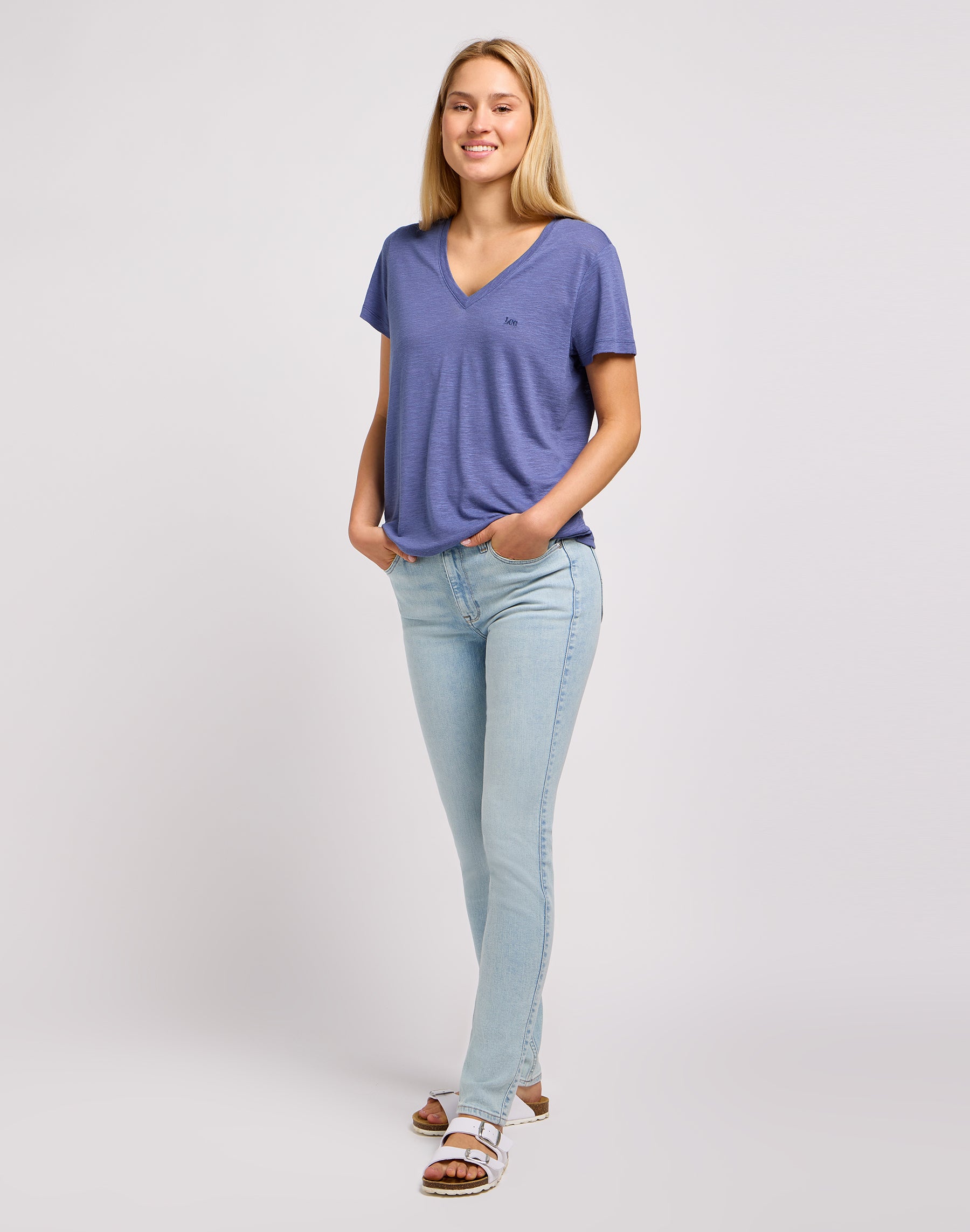 Scarlett Haute en Jeans Dive On In Lee