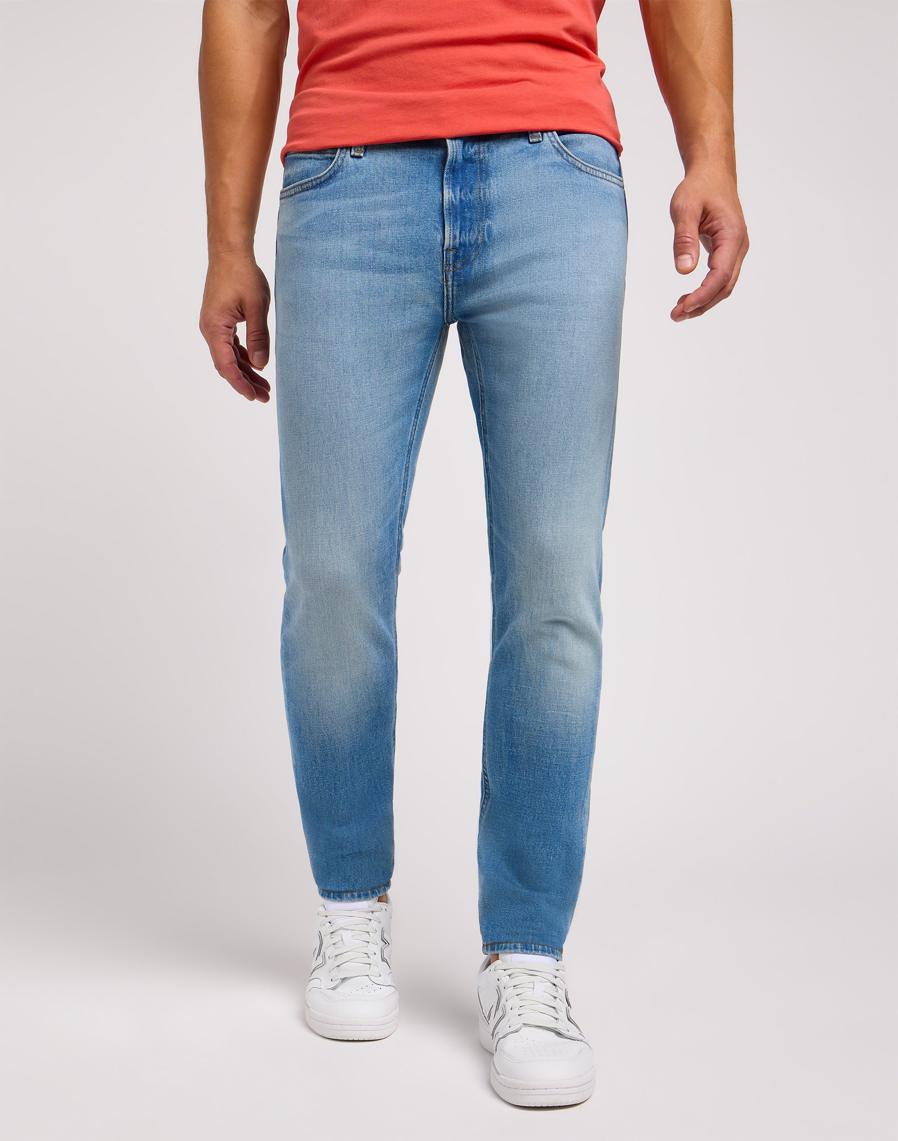 Malone en jeans bleu froid Lee
