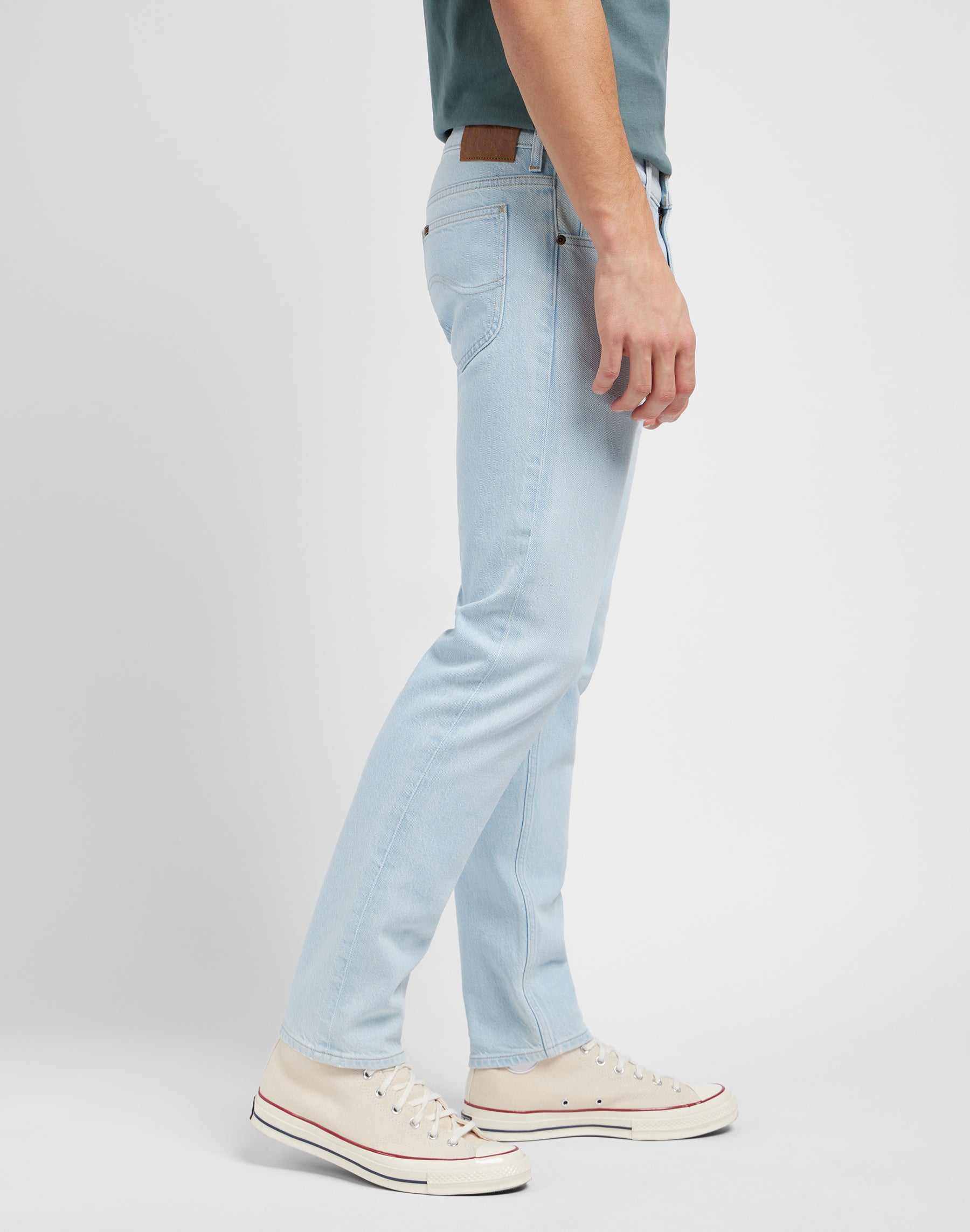 Rider in Worn In Johnny Jeans Lee