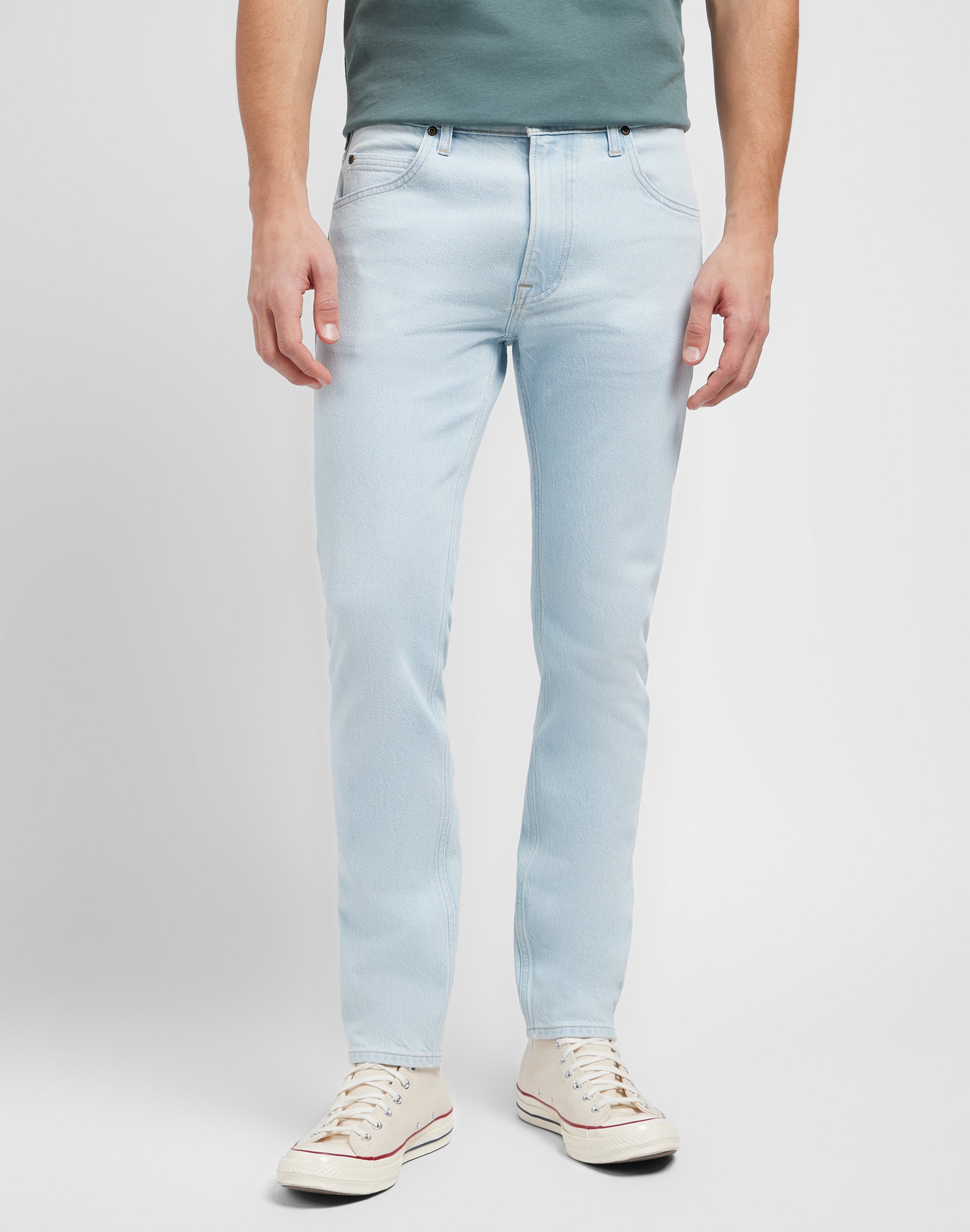 Rider in Worn In Johnny Jeans Lee