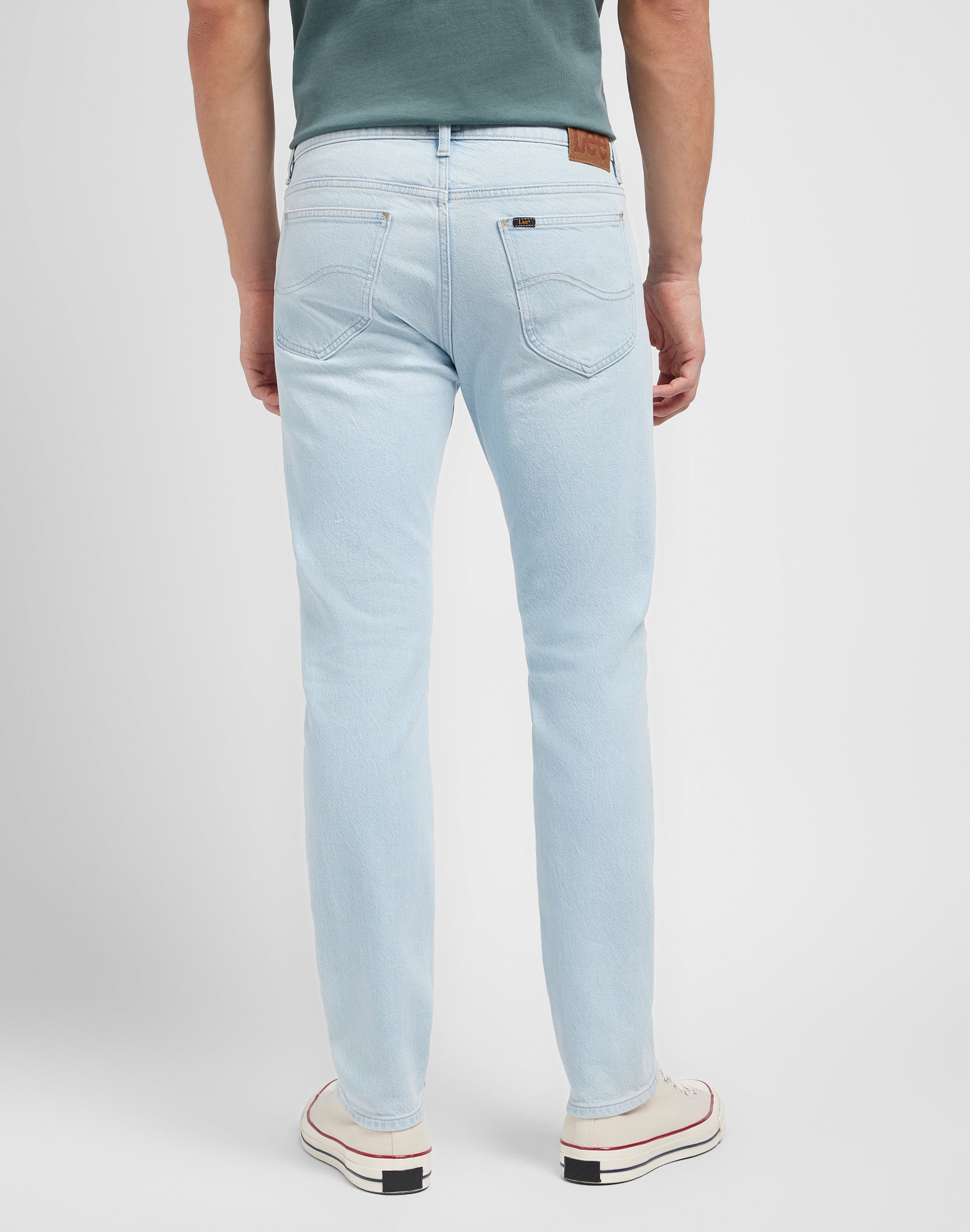 Rider in Worn In Johnny Jeans Lee