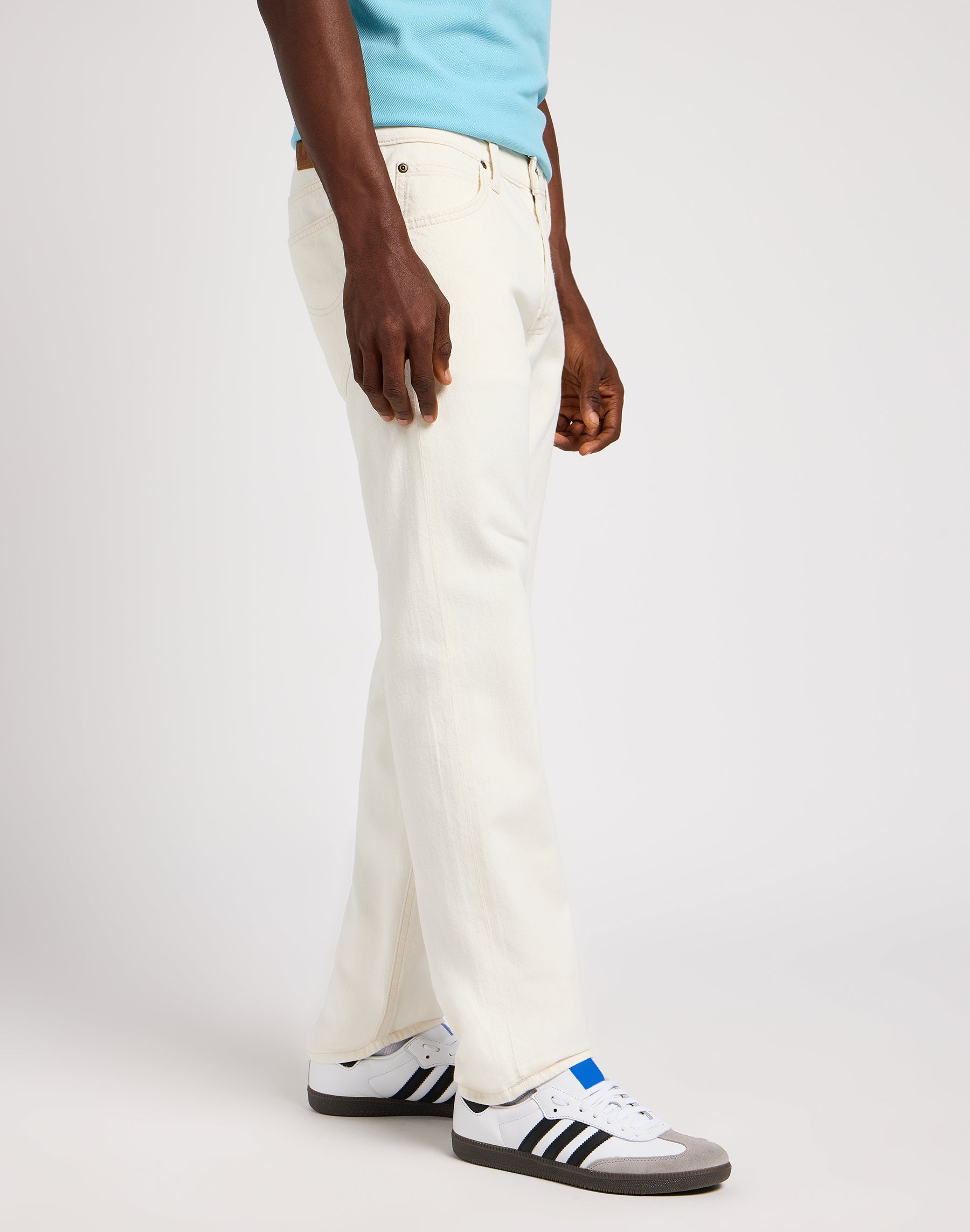 Daren Zip Fly en jeans blanc Lee