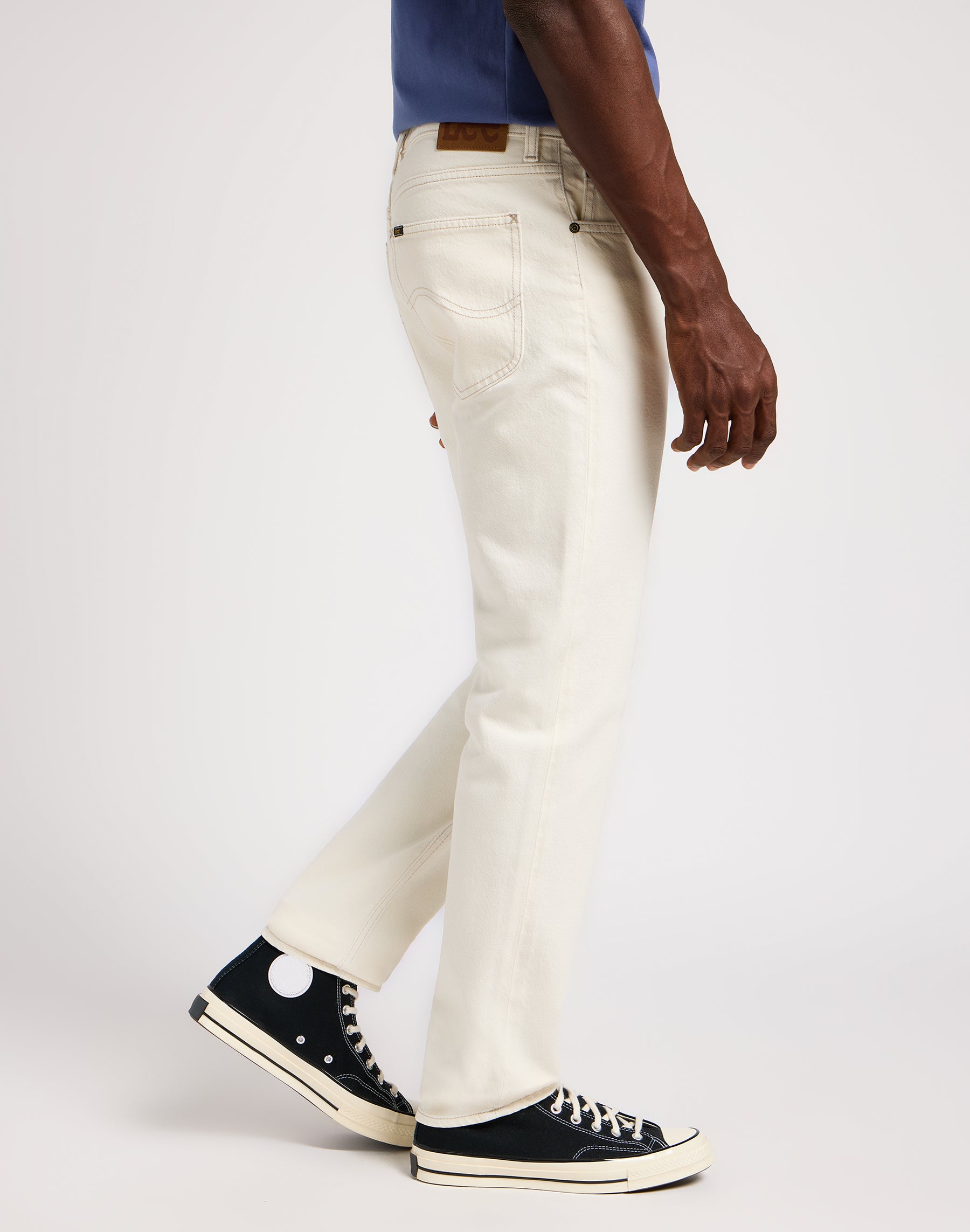 Ouest en jeans blanc cassé Lee