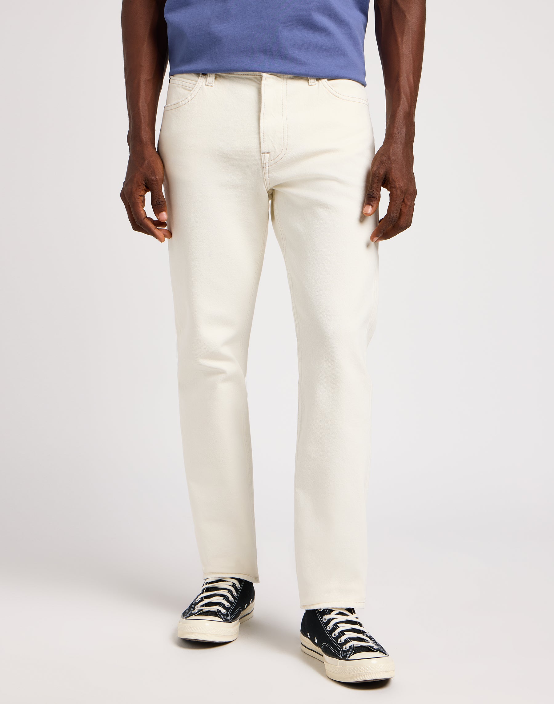Ouest en jeans blanc cassé Lee