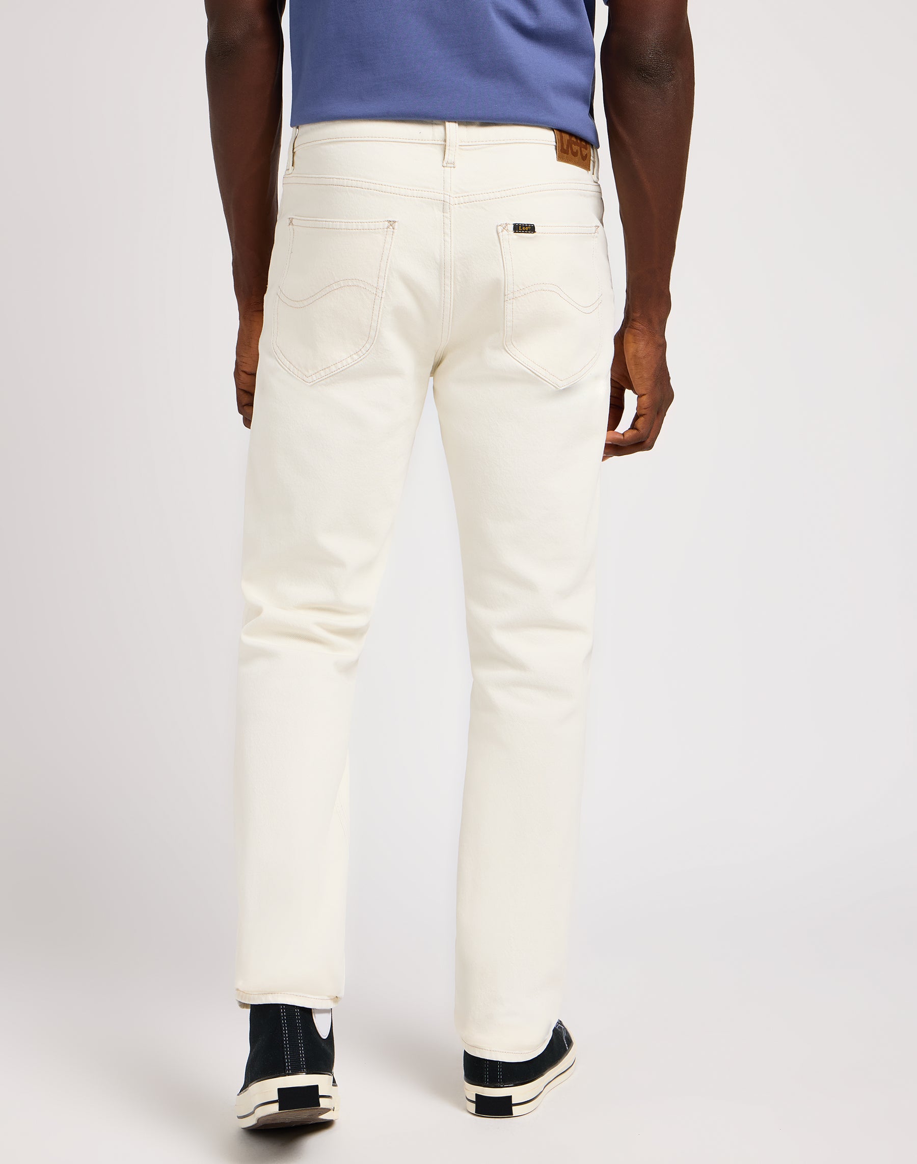 Ouest en jeans blanc cassé Lee