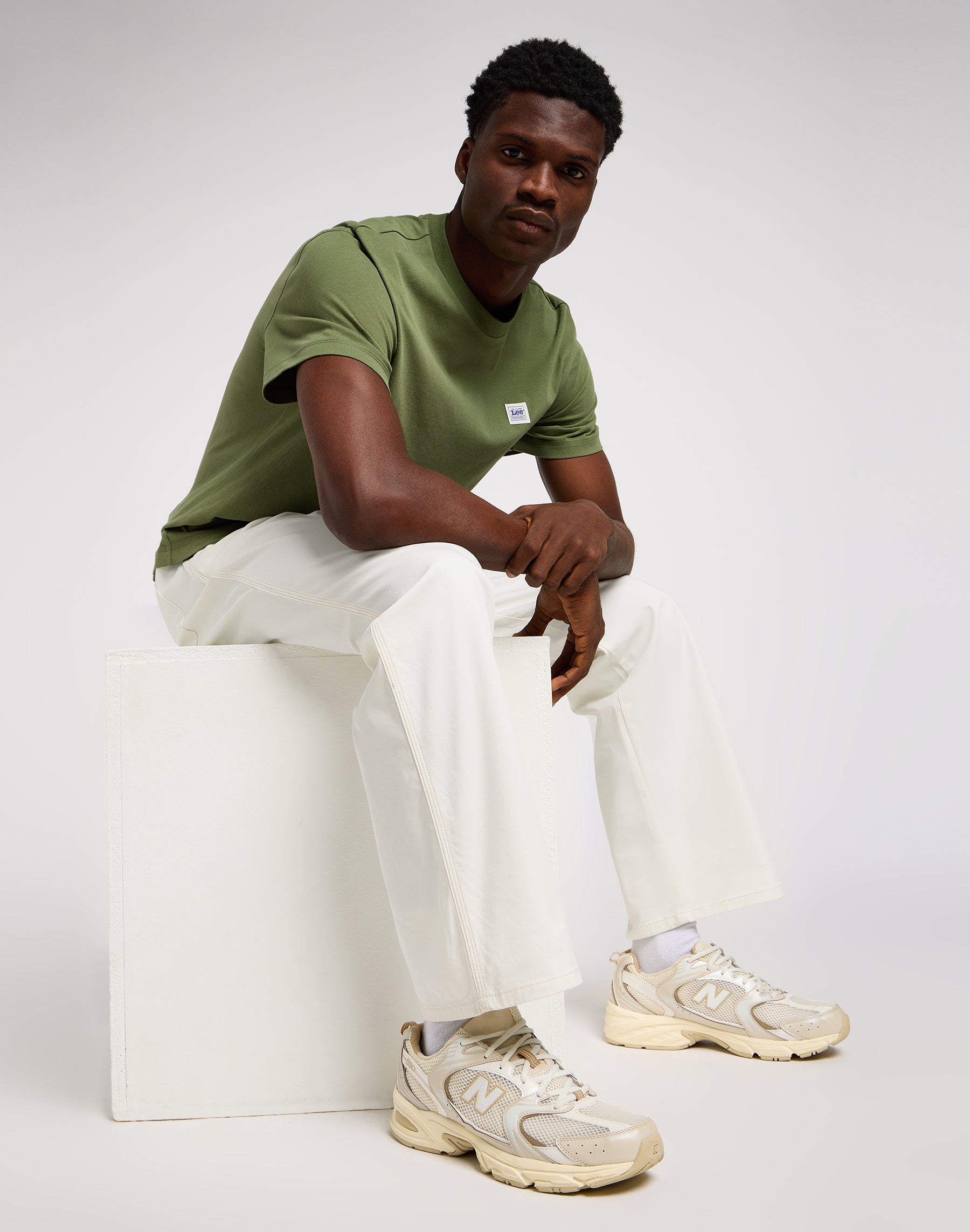 Workwear Chino en écru Pantalons Lee