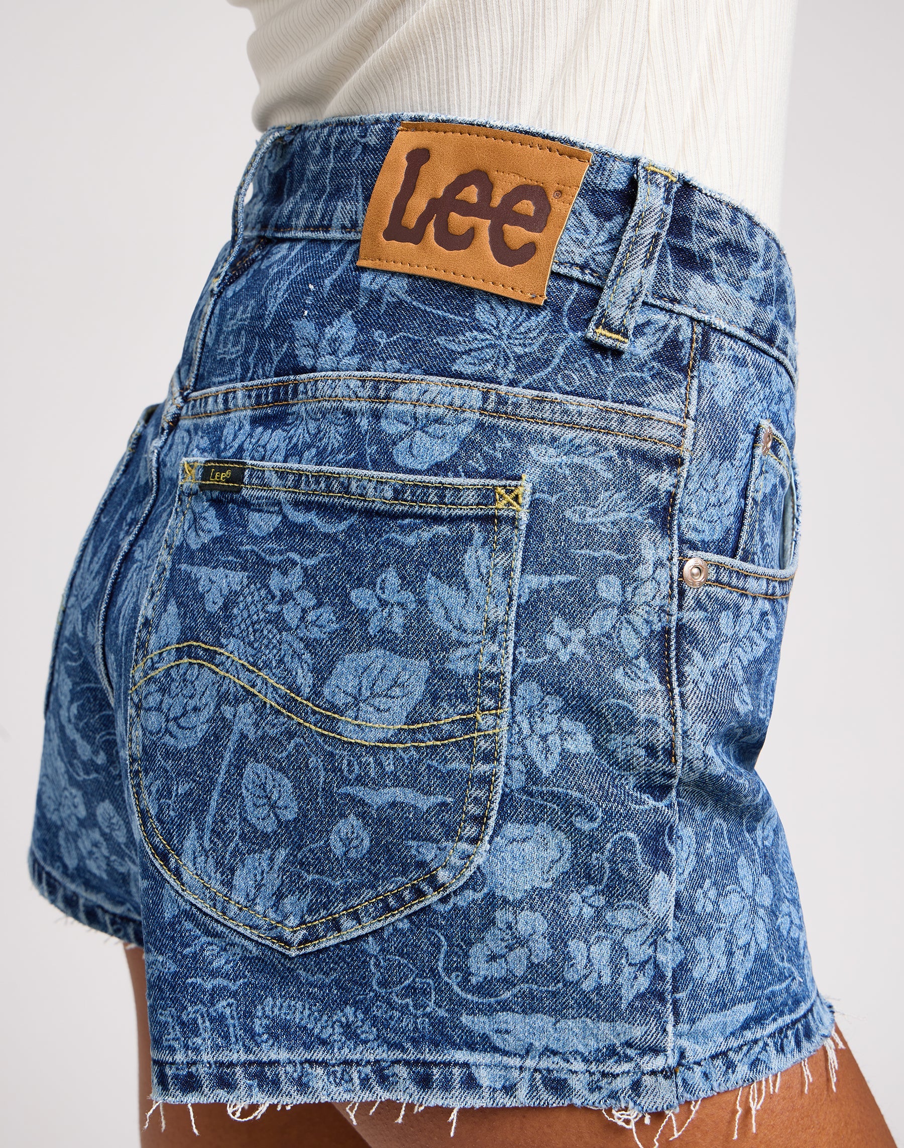 Rider Short 3 Inch en denim tropical Short en jean Lee