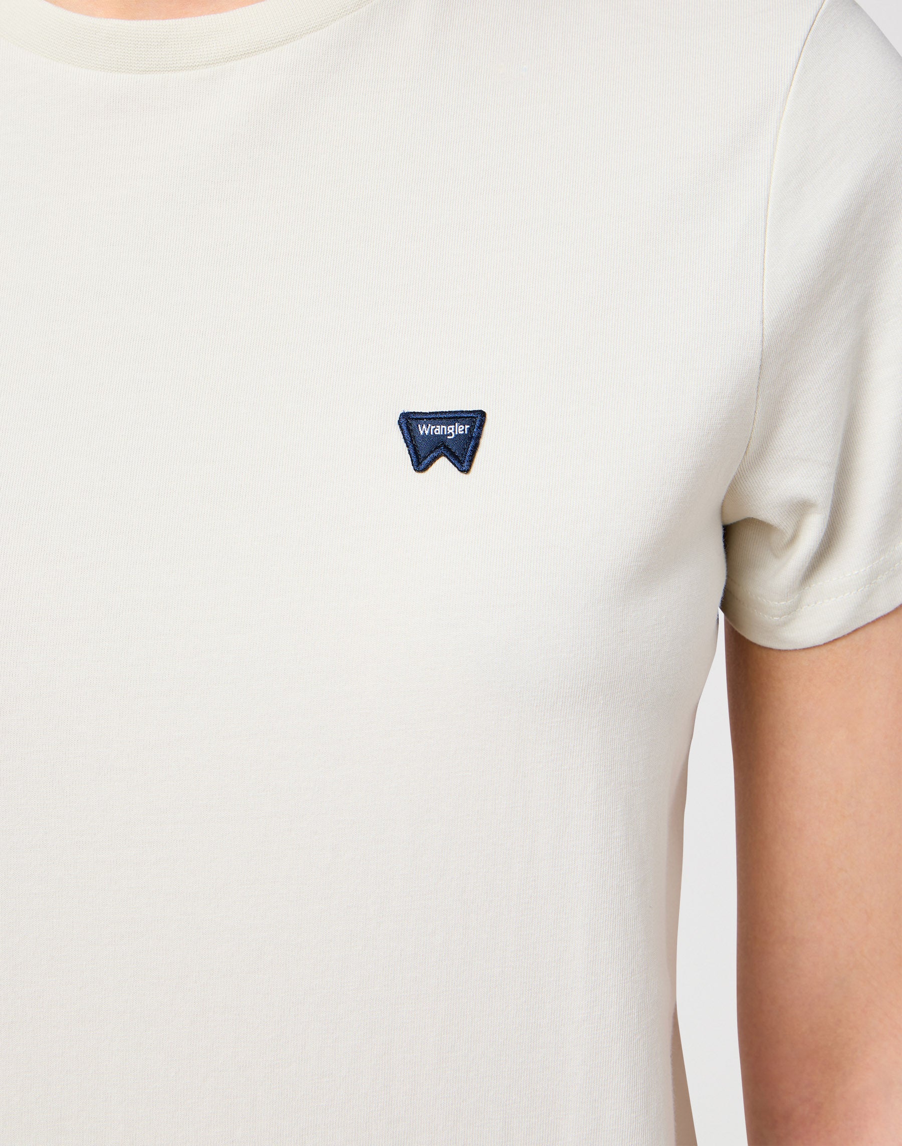 Regular Tee in Vintage White T-shirts Wrangler