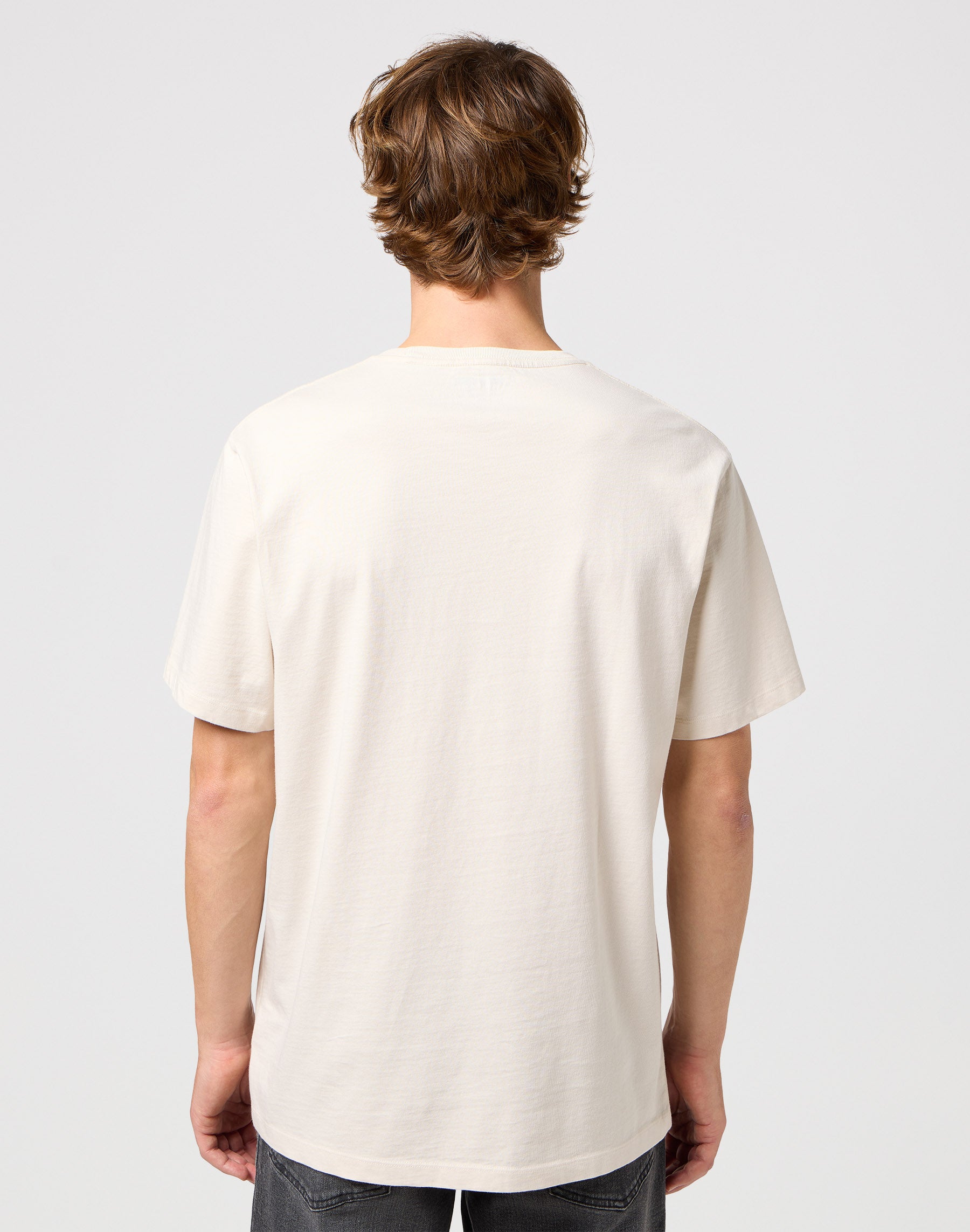 Logo Tee in White T-shirts Wrangler