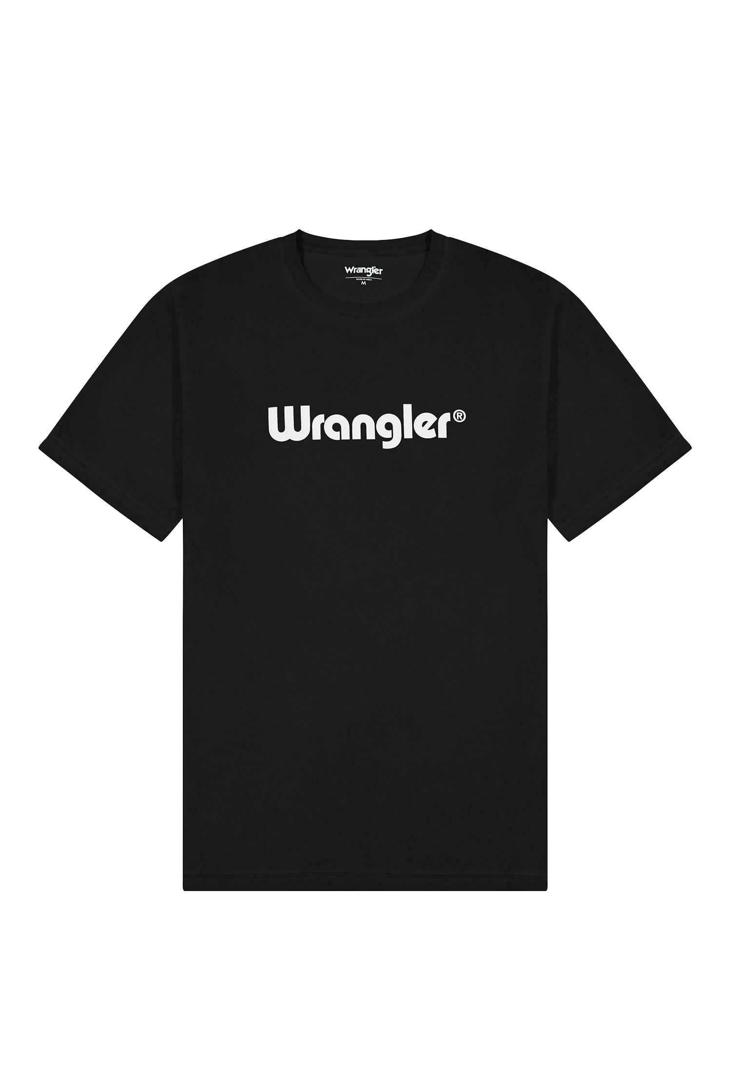 Logo Tee in Black T-shirts Wrangler