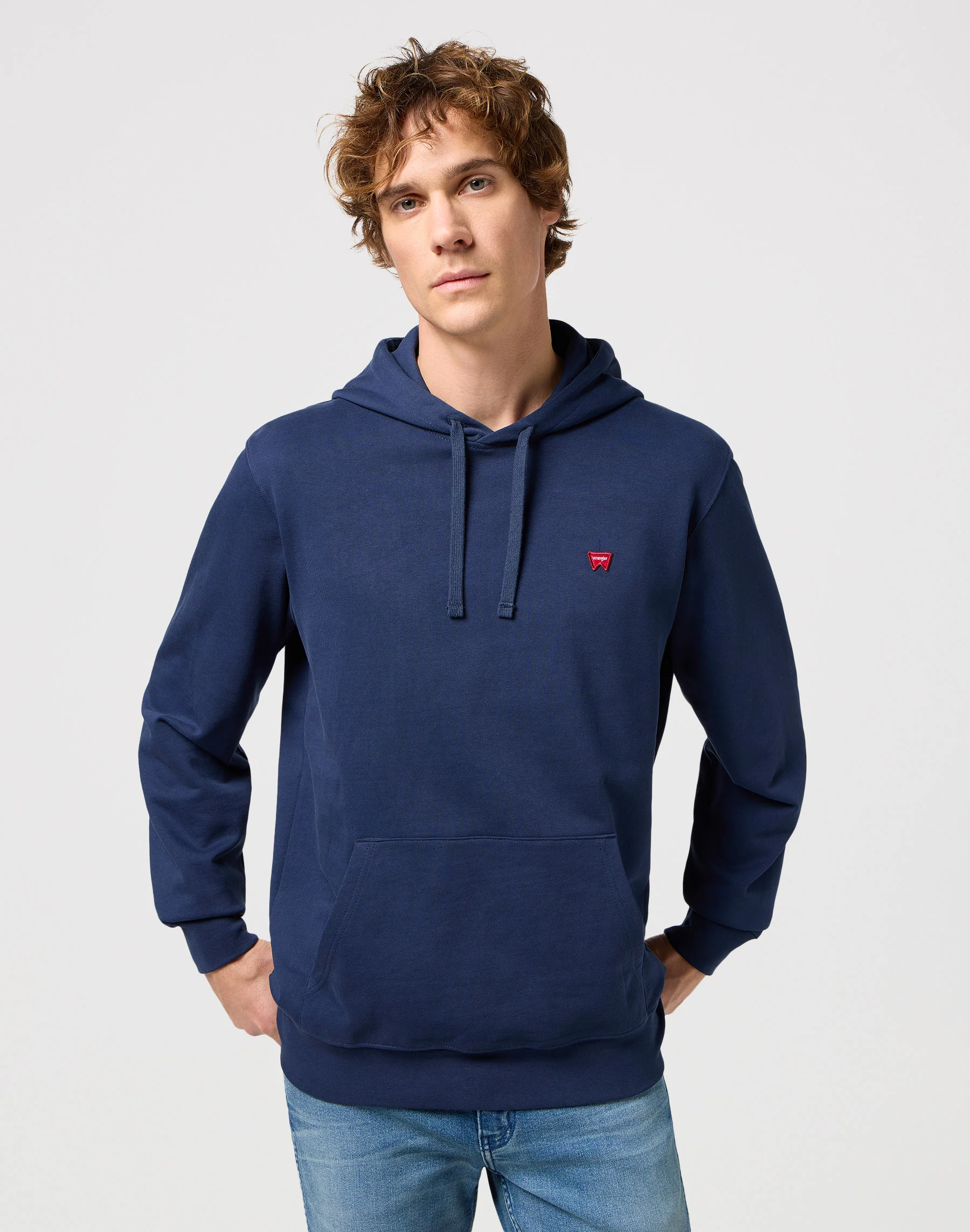 Sweat à capuche Sign Off bleu marine Wrangler