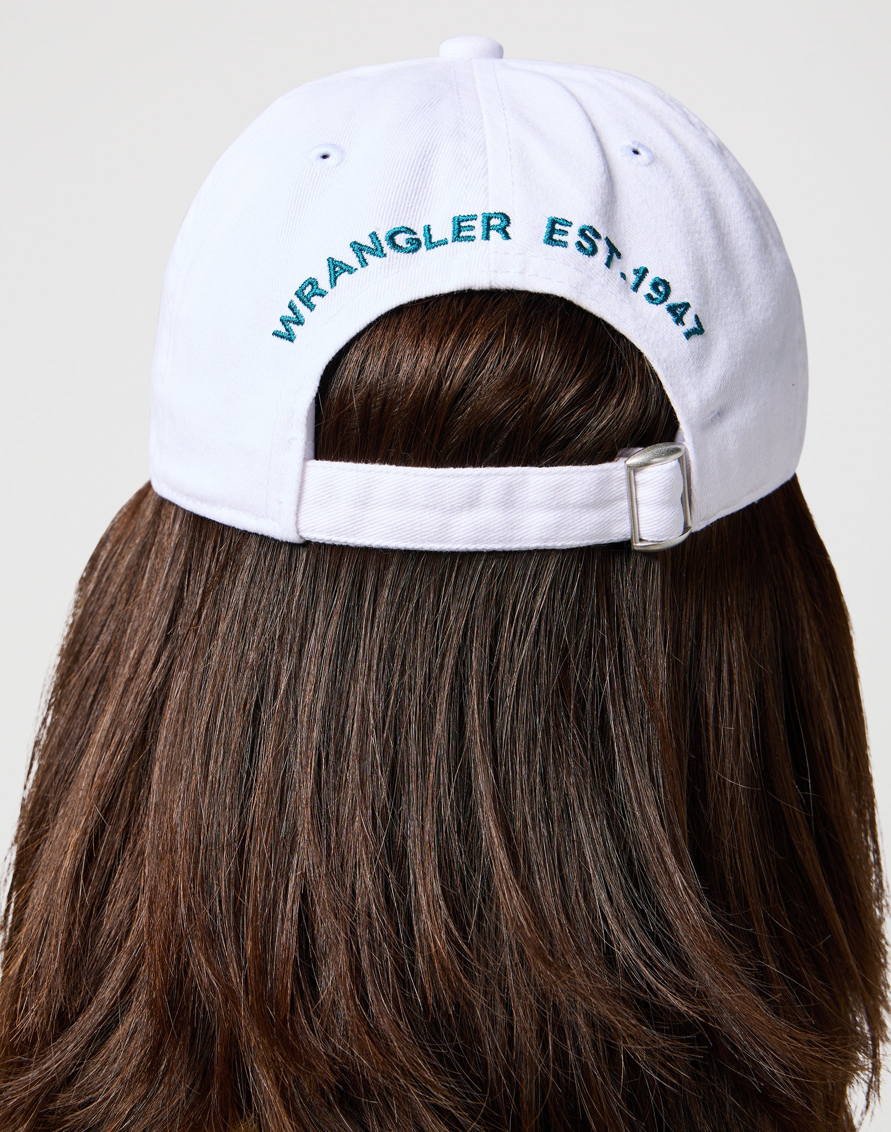 Casquette Washed Logo en blanc Casquettes Wrangler