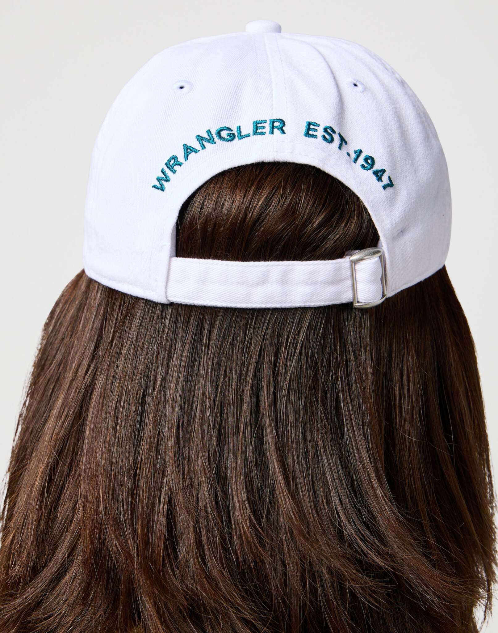 Casquette Washed Logo en blanc Casquettes Wrangler