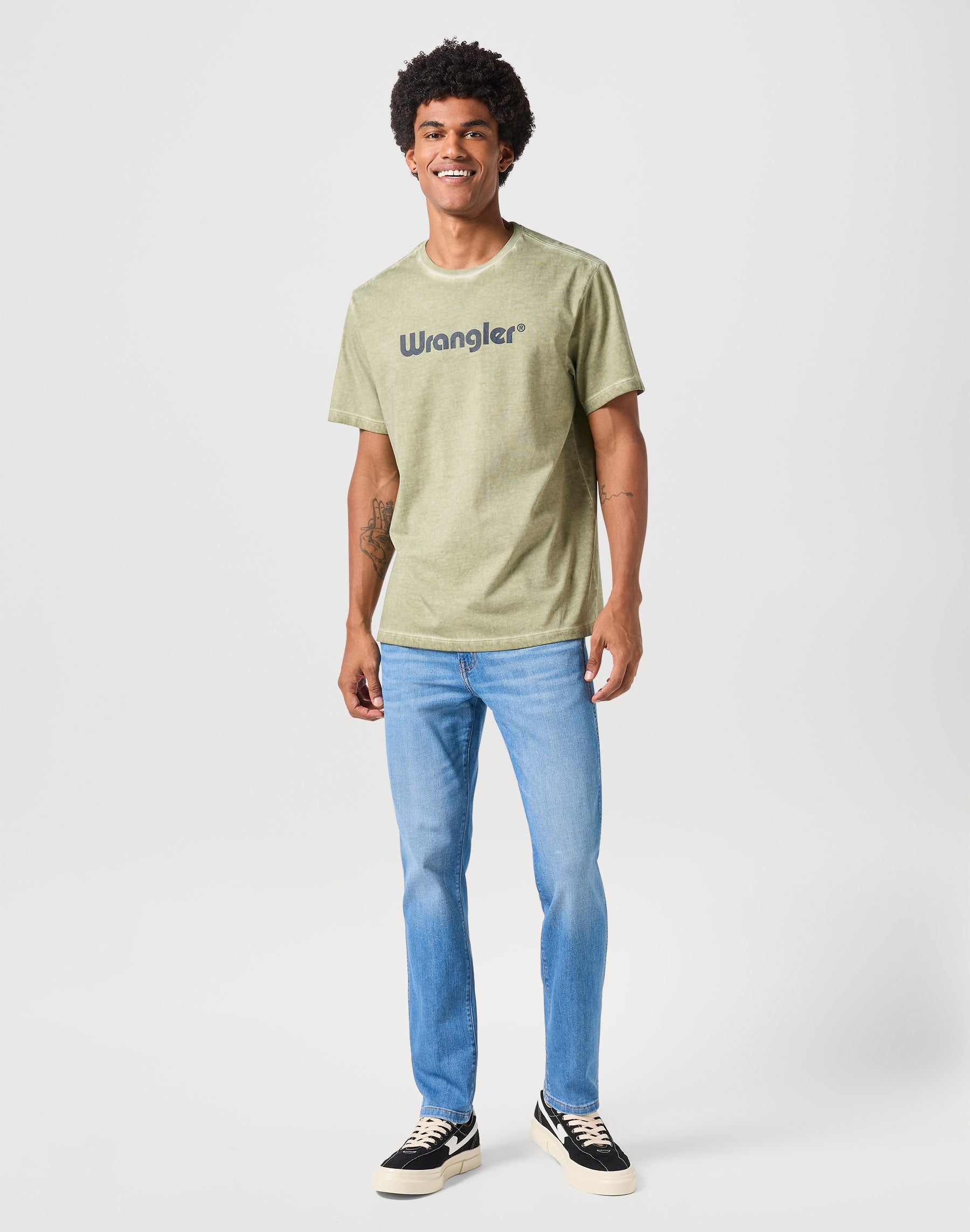 Larston en jeans Reflections Wrangler