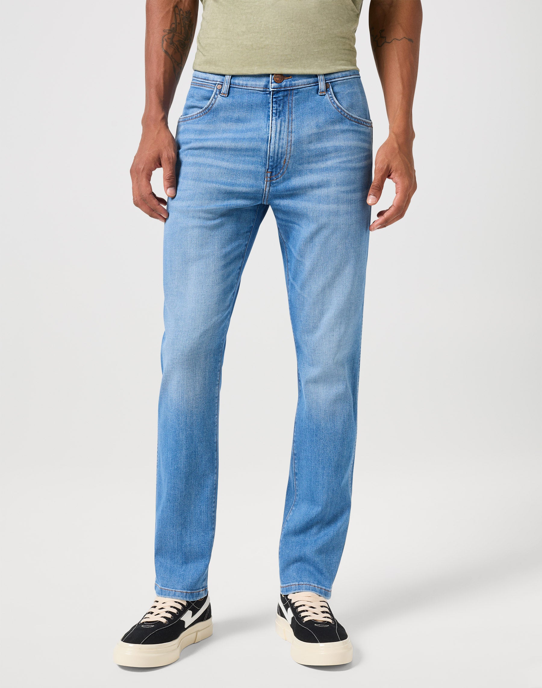 Larston en jeans Reflections Wrangler