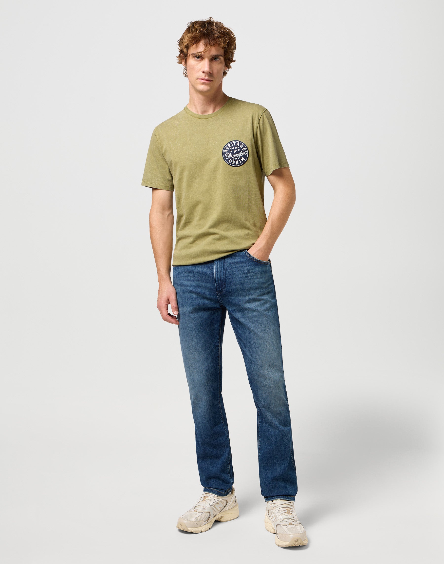 Larston en jeans Hare Wrangler