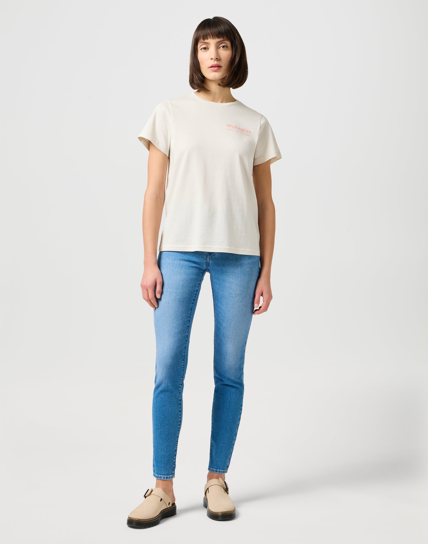 Skinny en True Enough Jeans Wrangler