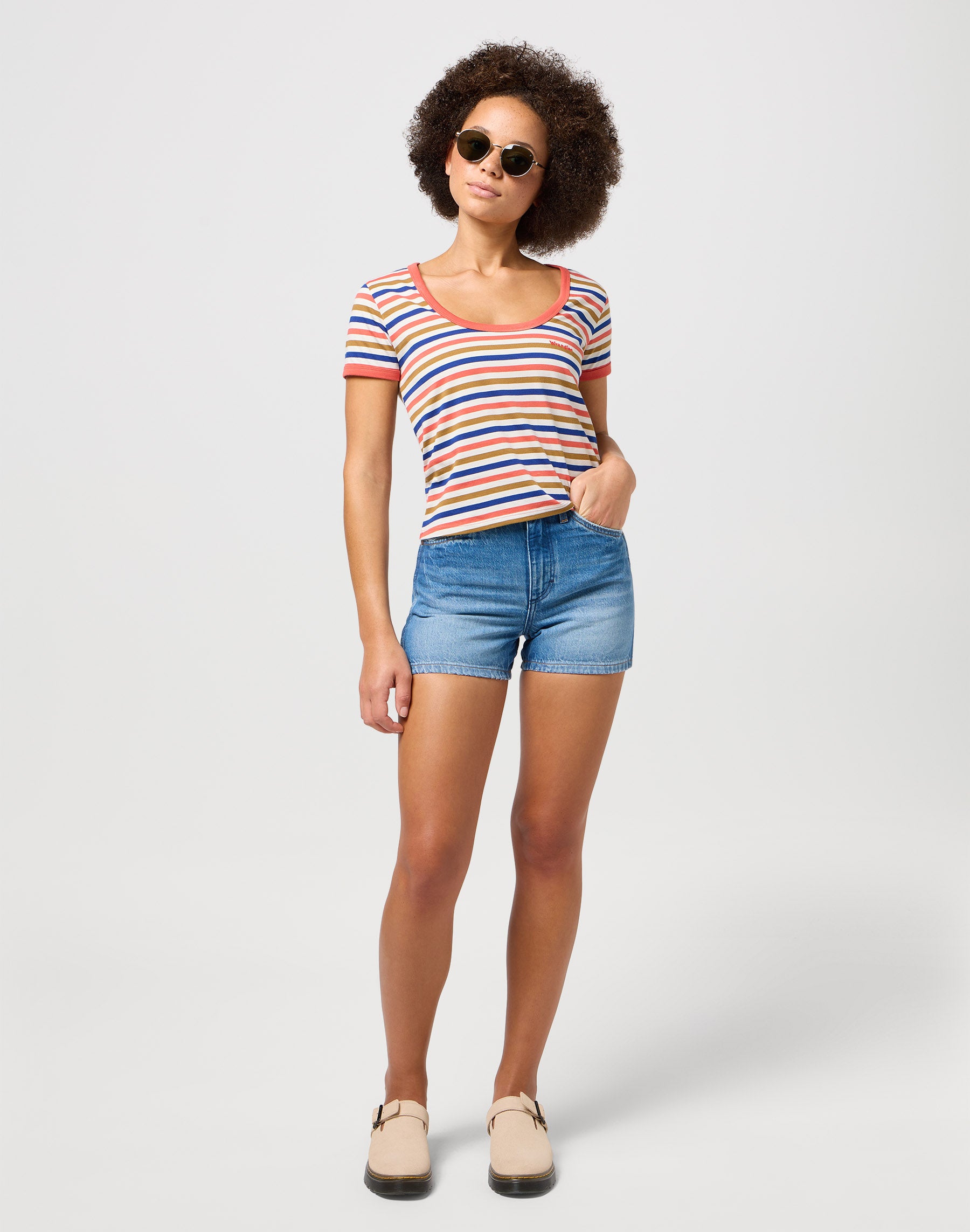 Short Cowboy 3 pouces en Shallows Short en jean Wrangler