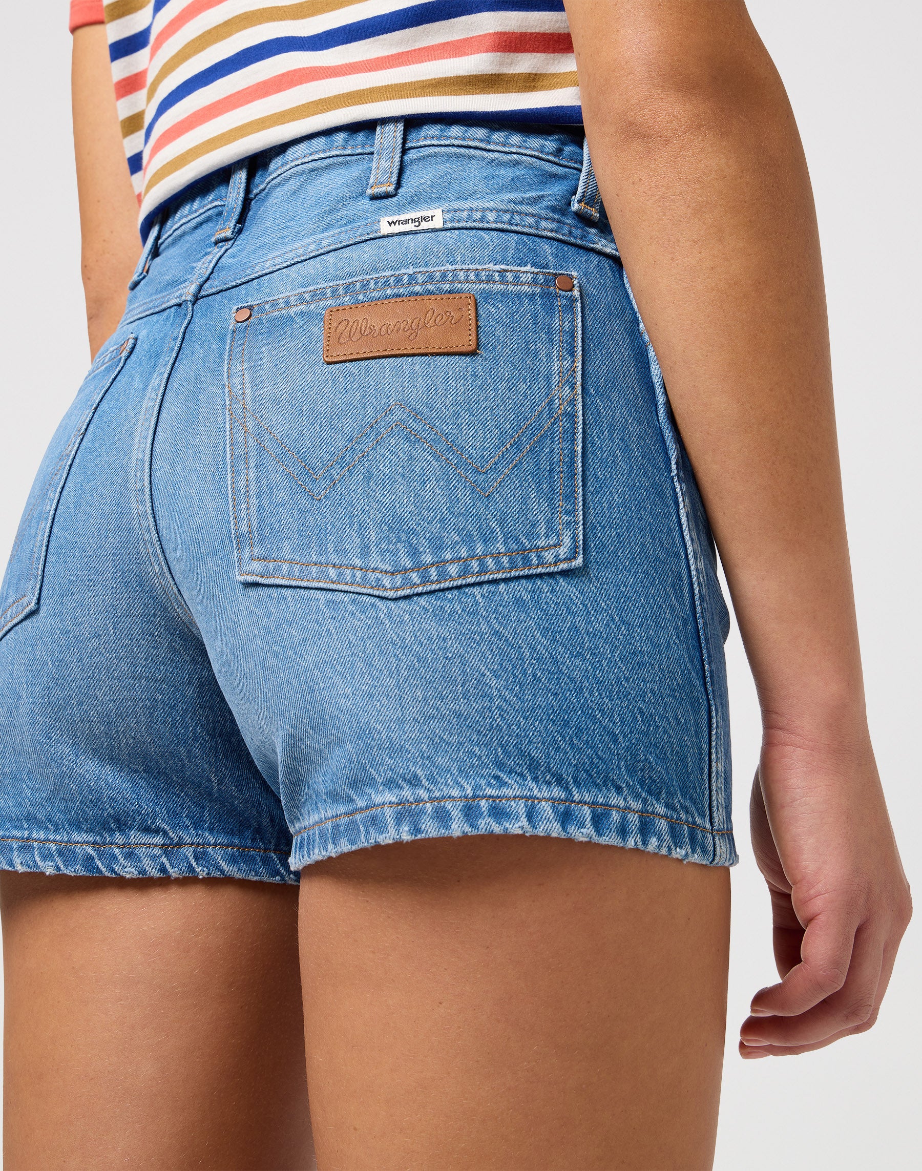 Short Cowboy 3 pouces en Shallows Short en jean Wrangler