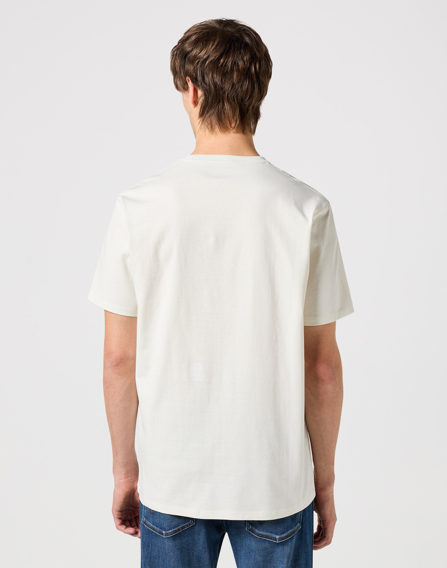 Sign Off Tee in Vintage White T-shirts Wrangler