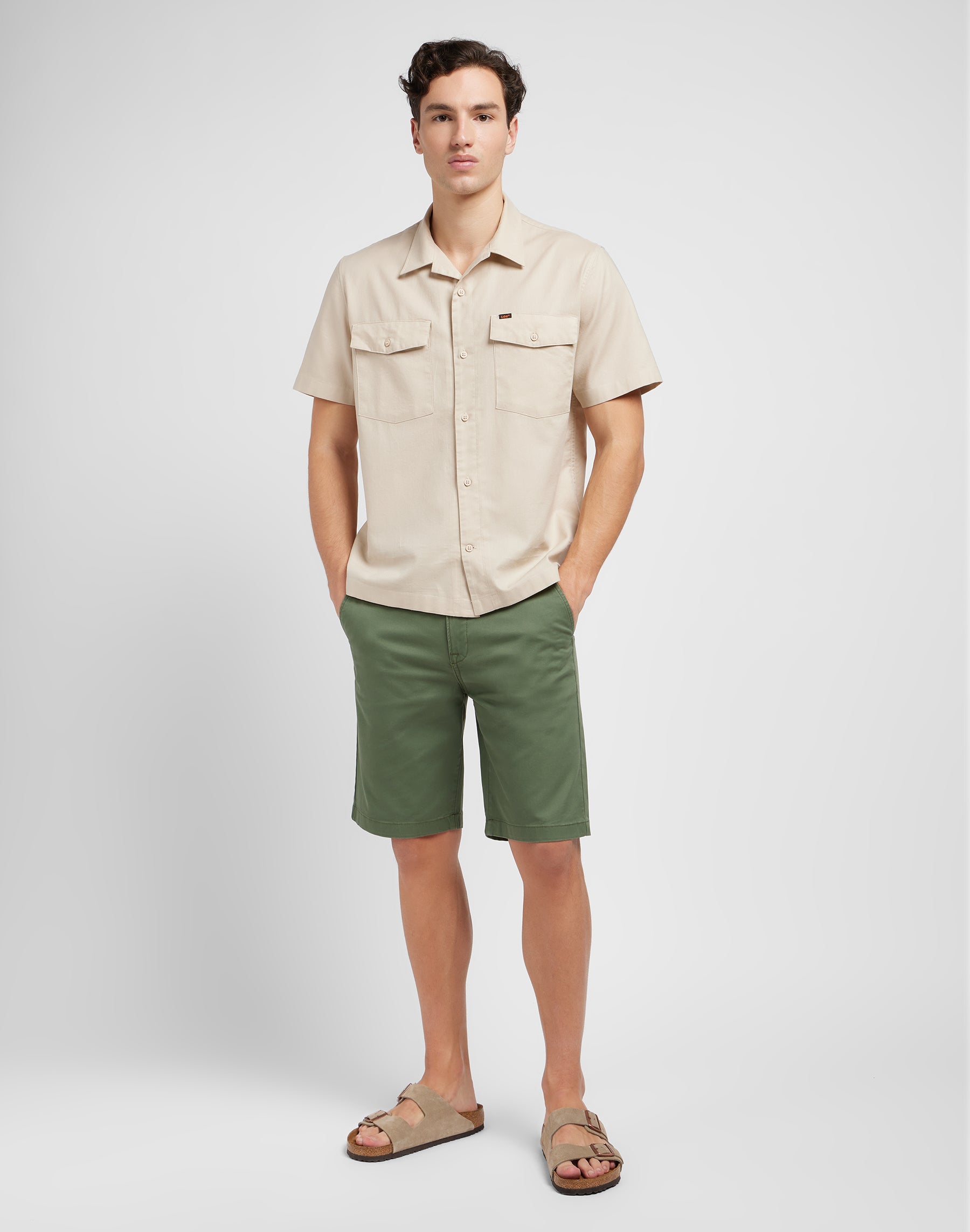 Short Regular Chino à Olive Grove Shorts Lee