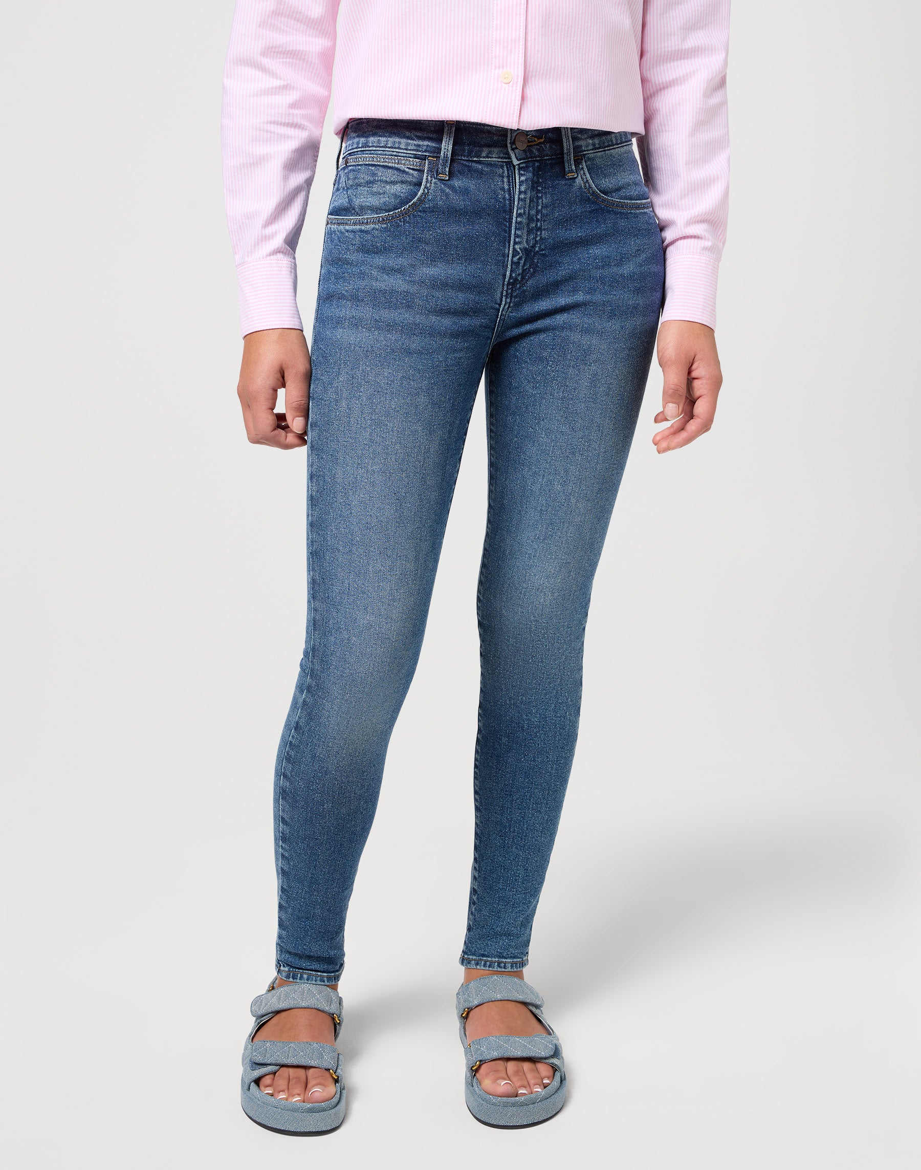 High Skinny en jeans Lovers Wrangler