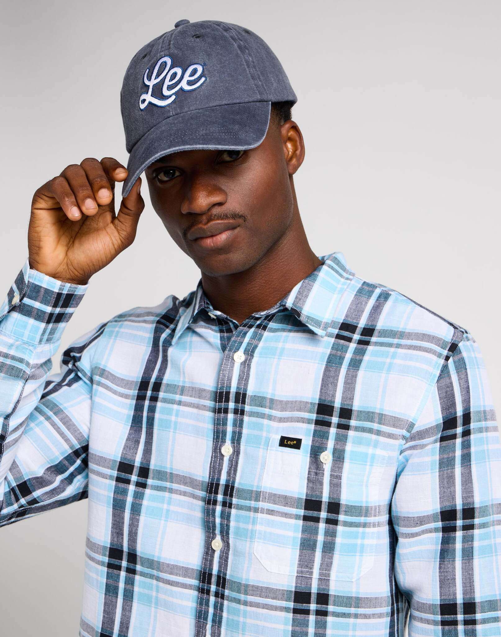 Casquette de saison en Surf Blue Caps Lee