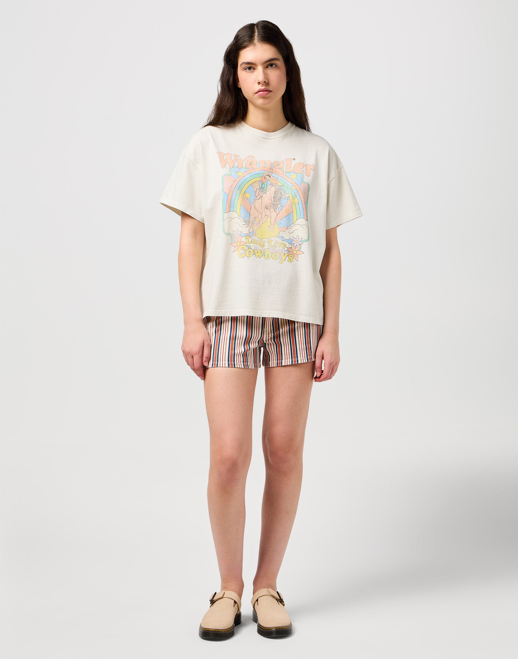 Short vintage en Americana Stripe Shorts Wrangler