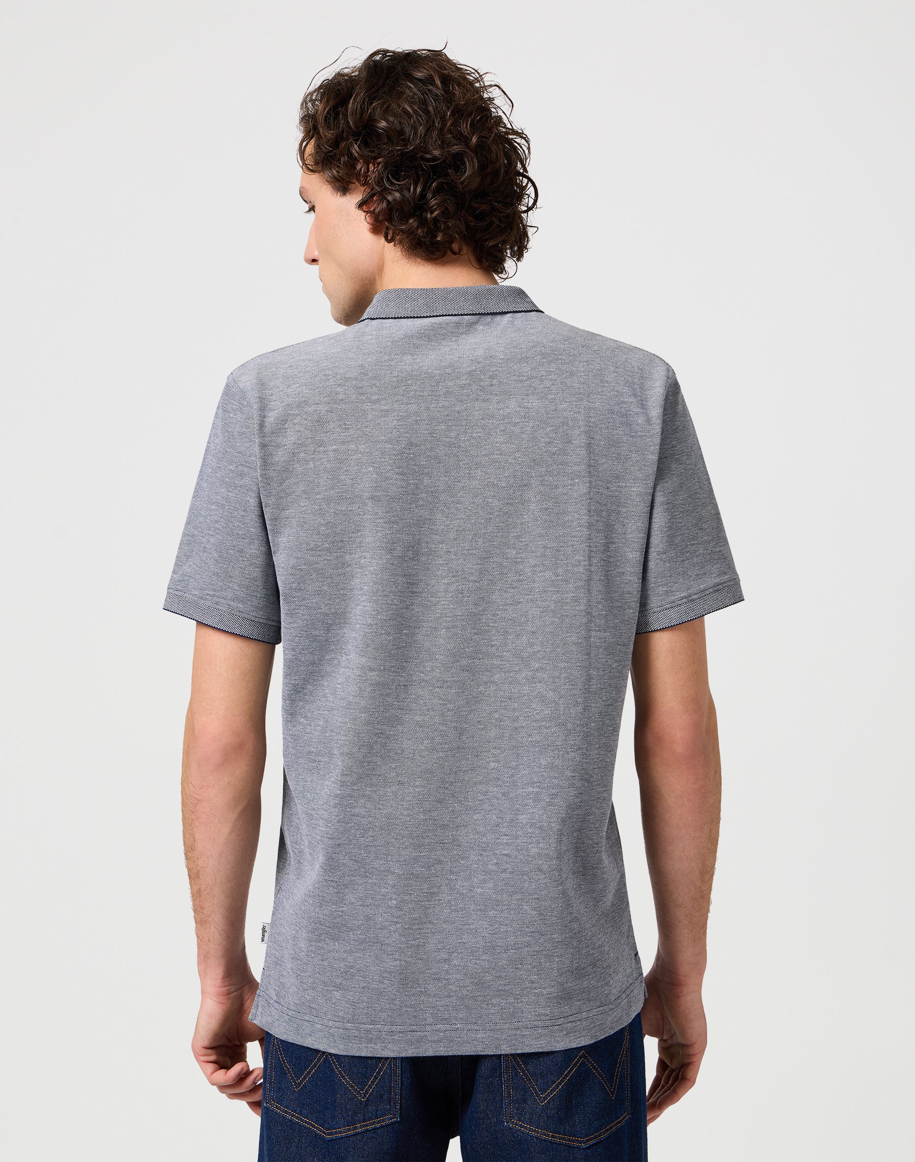 Polo en bleu marine T-shirts Wrangler